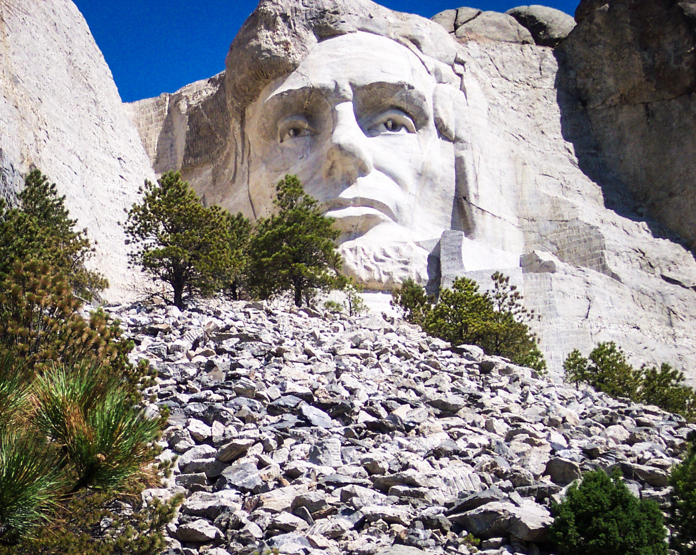 Kodak DX4530 ZOOM DIGITAL CAMERA sample photo. Rushmore lincoln close up photography