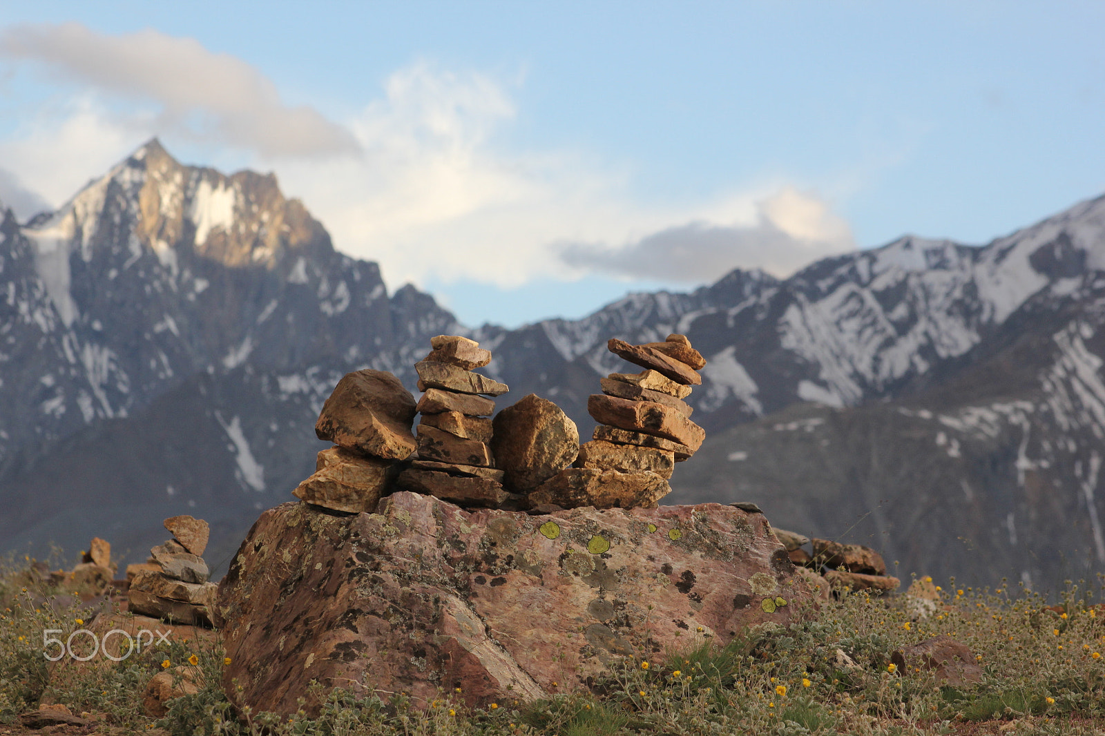 Canon EF 75-300mm f/4-5.6 USM sample photo. Stone stack photography