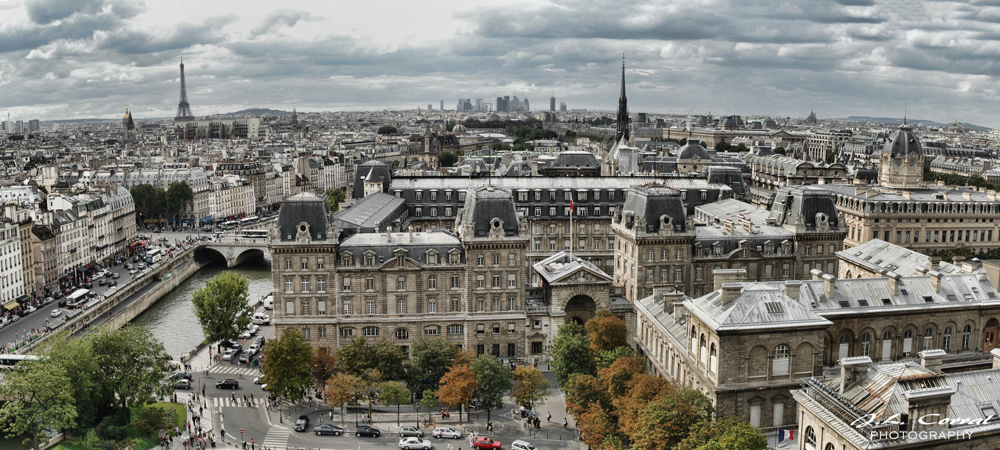 AF Zoom-Nikkor 28-80mm f/3.3-5.6G sample photo. Panoramica paris photography