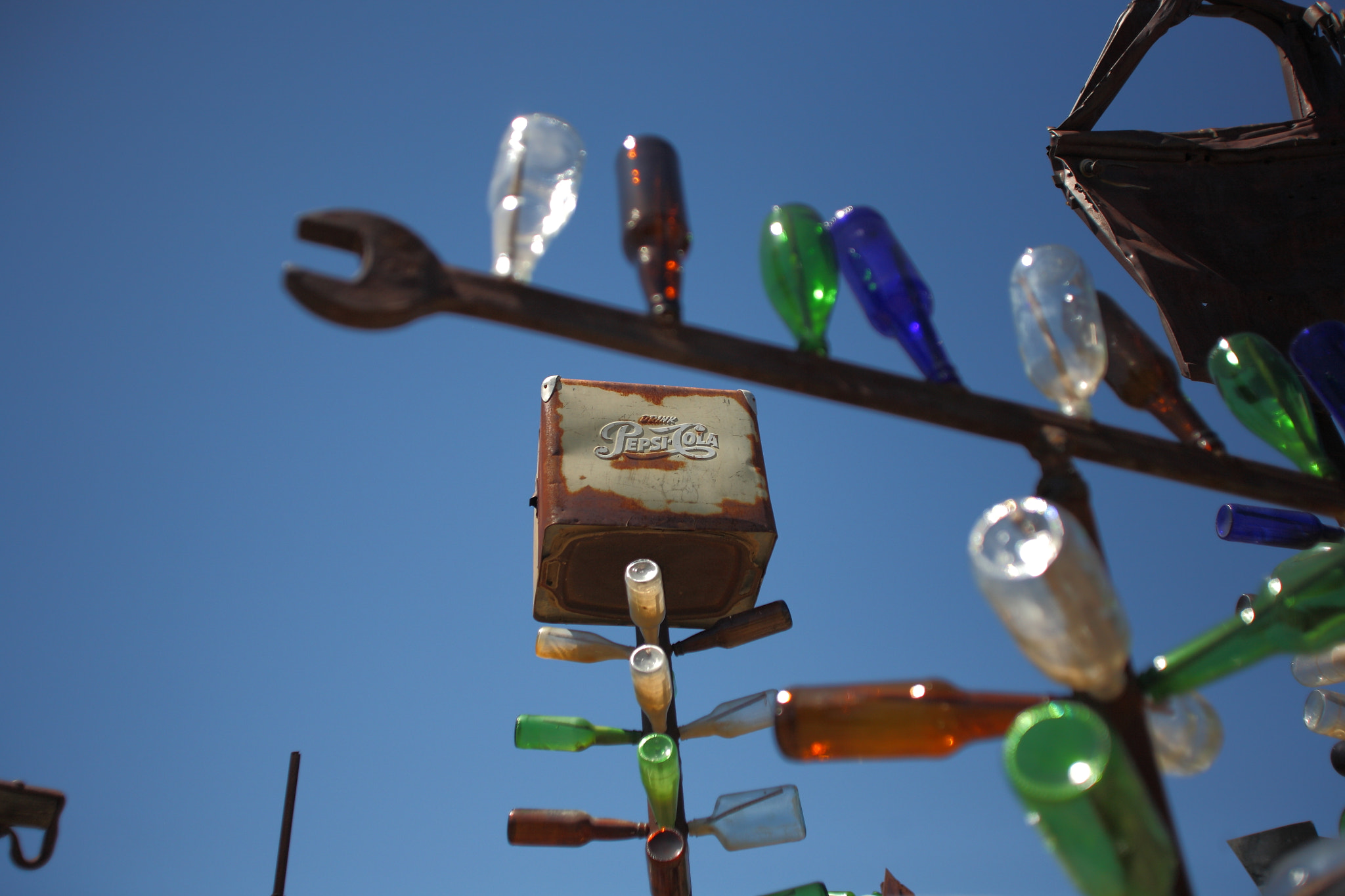 Canon EOS 5D + Canon EF 17-35mm f/2.8L sample photo. Elmers bottle tree ranch photography