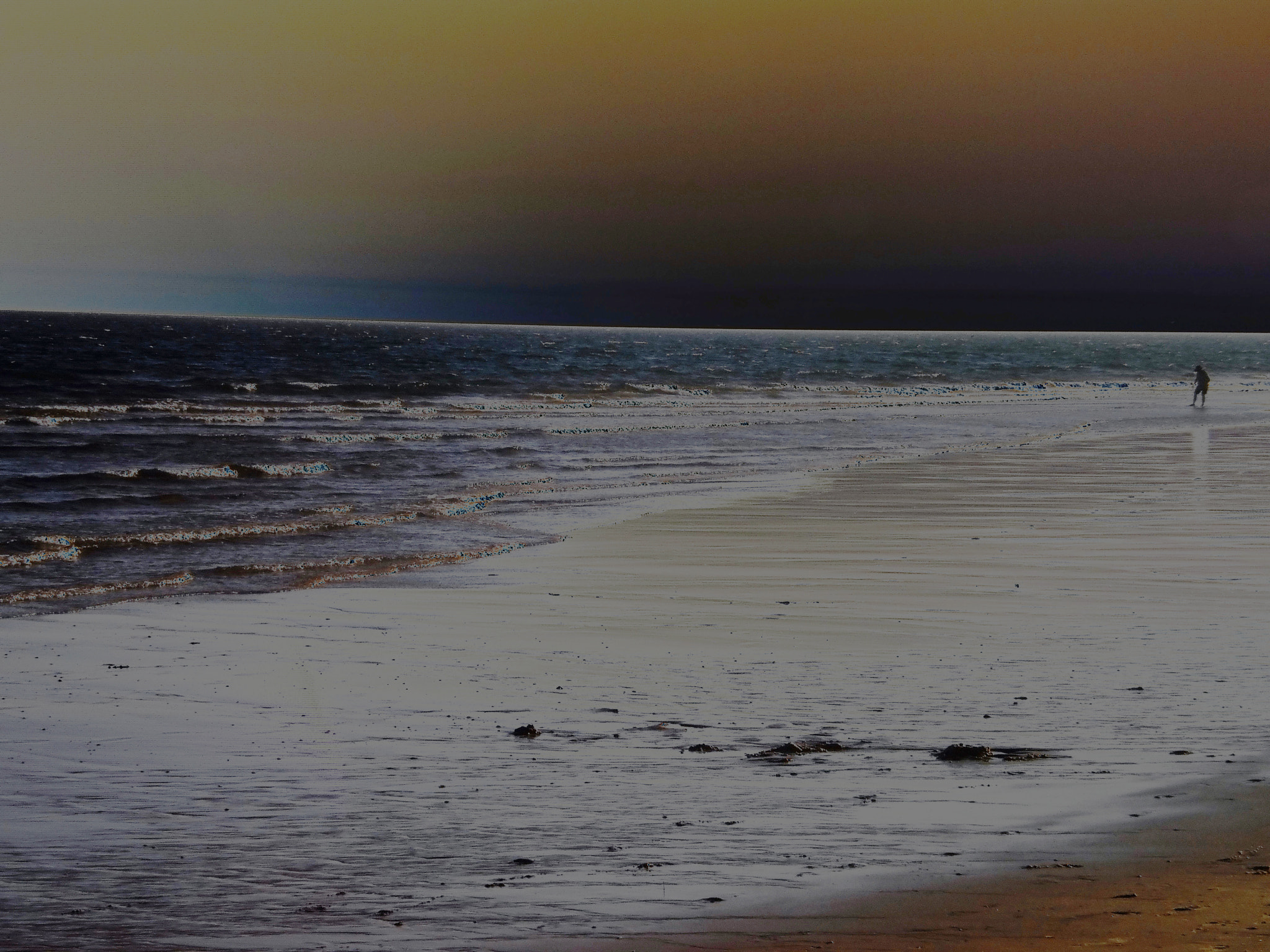 Olympus T105,T100,X36 sample photo. Sunset photography