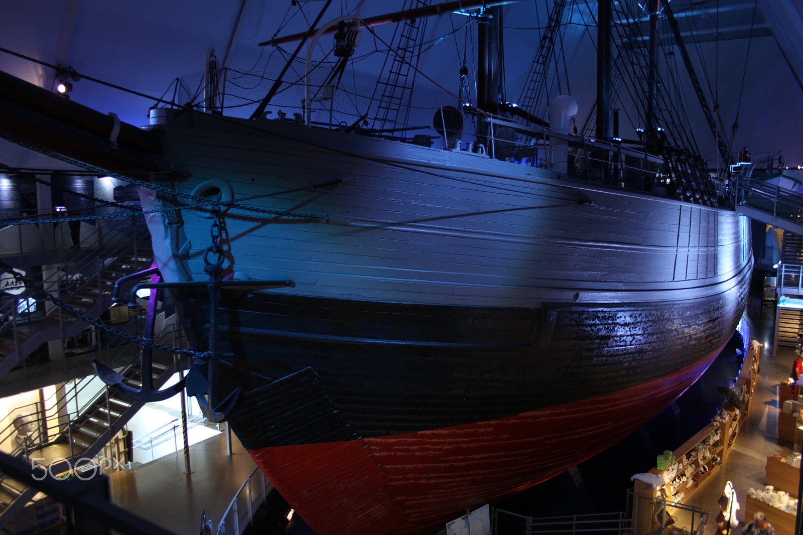 Canon EF-S 18-55mm F3.5-5.6 sample photo. Fram - a famous 19th century ship photography