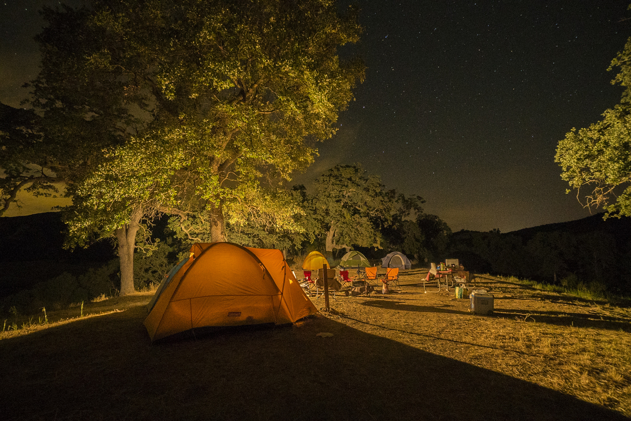 Sony a7S + Sony E 10-18mm F4 OSS sample photo. Camping june photography