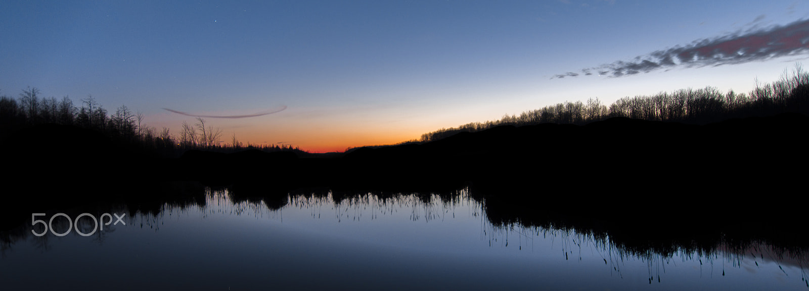 Sony SLT-A58 + Sigma 10-20mm F3.5 EX DC HSM sample photo. Blue sunset photography