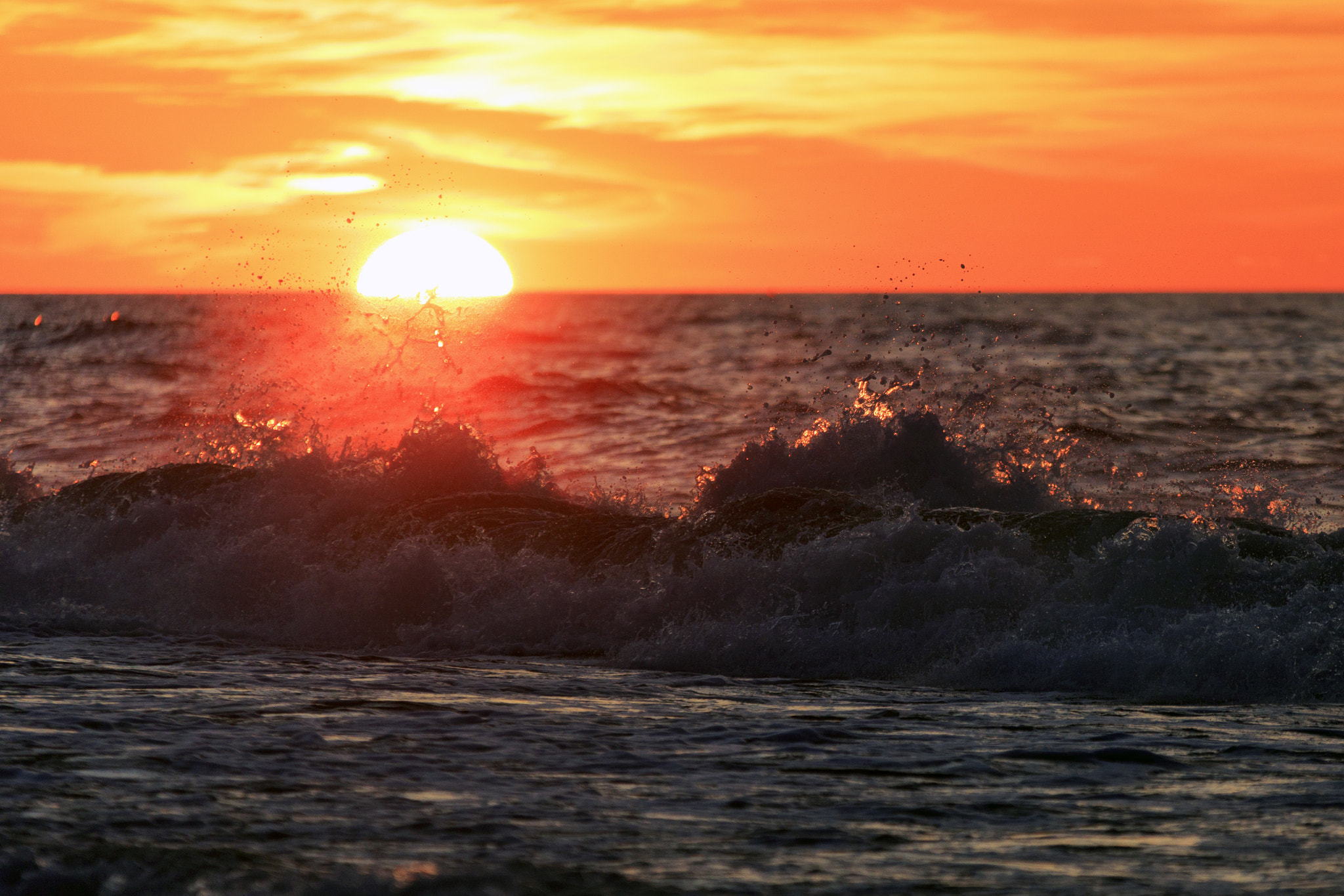 Sigma 70-200mm F2.8 EX DG OS HSM sample photo. Sunset at władysławowo beach poland photography
