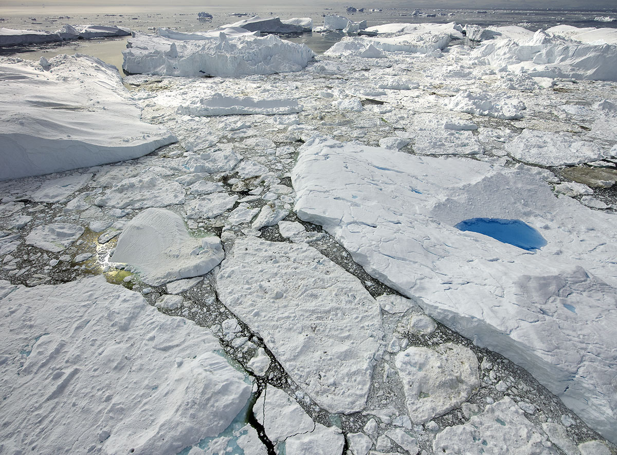 Phase One IQ260 sample photo. Iceberg traffic jam photography