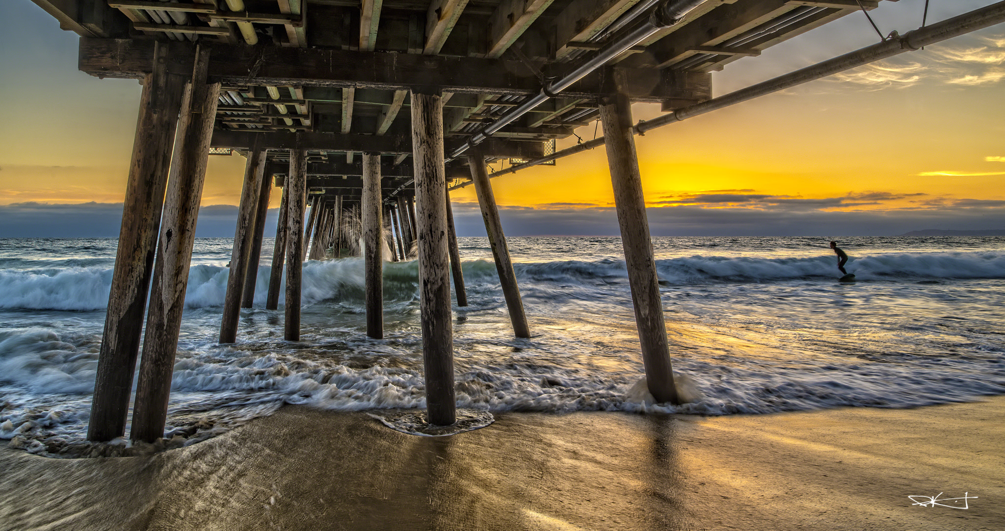 Pentax 645Z + HD Pentax-DA645 28-45mm F4.5ED AW SR sample photo. Imperial beach sunset photography