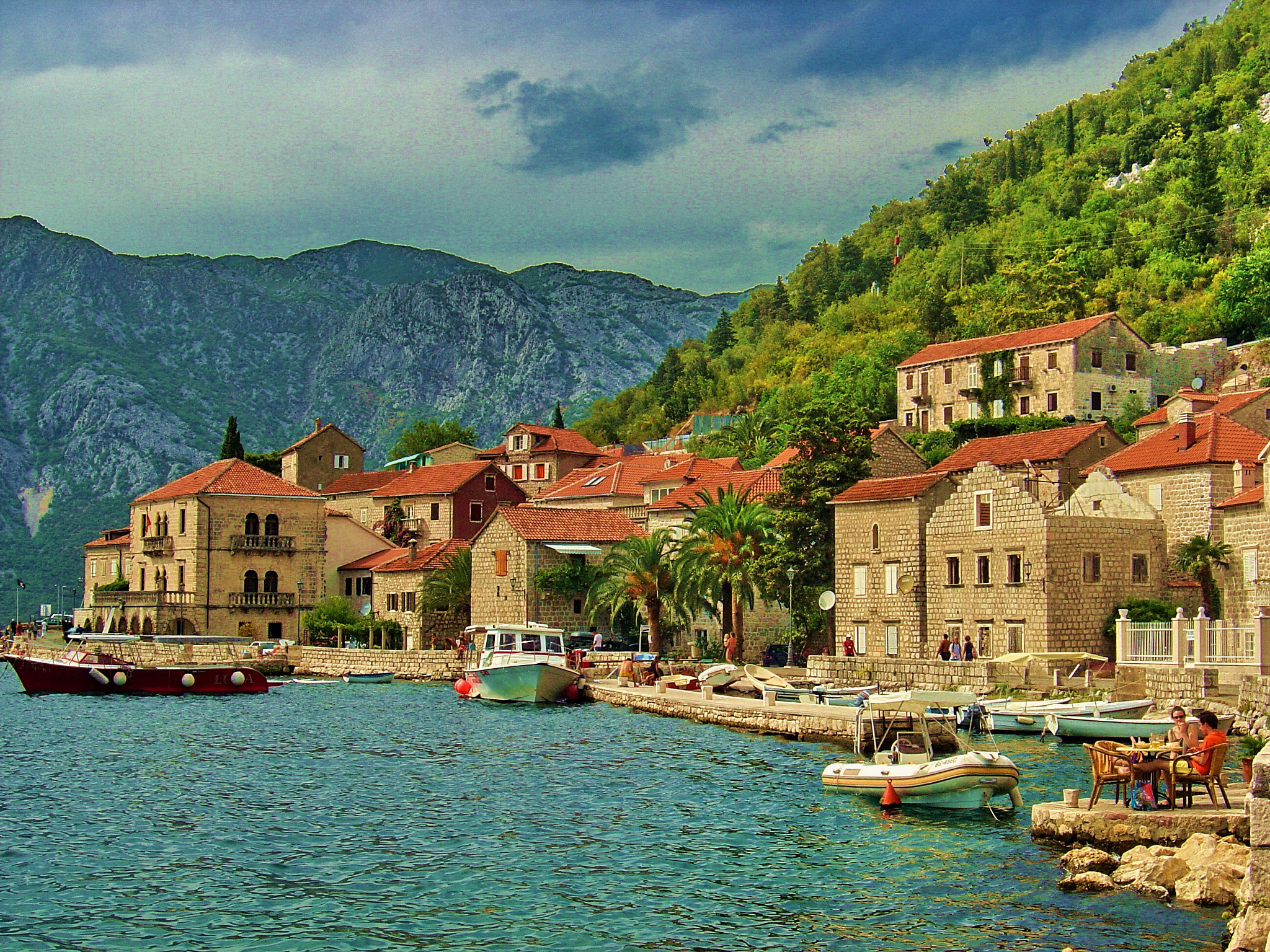 Sony DSC-P10 sample photo. Perast, montenegro photography
