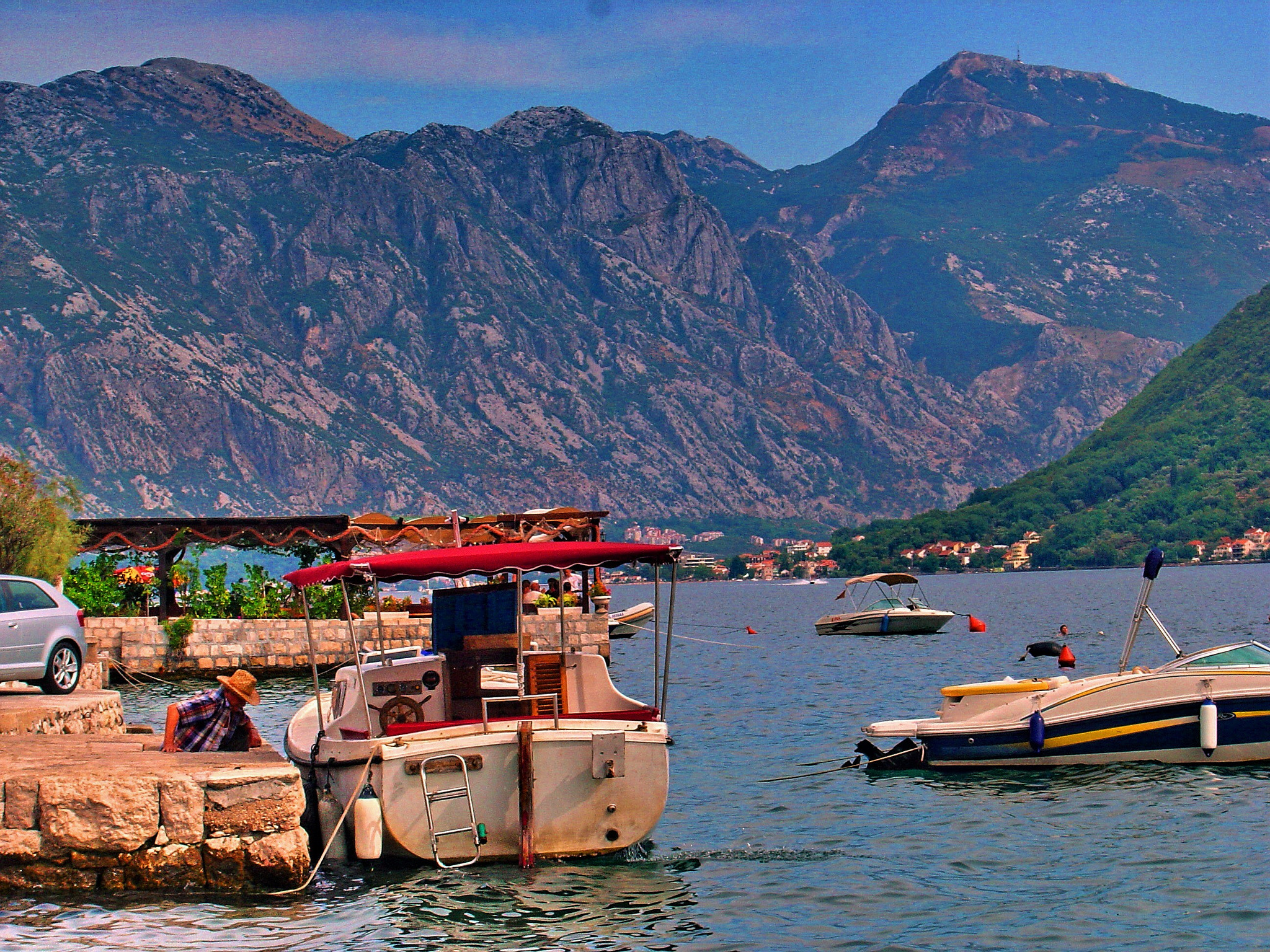 Sony DSC-P10 sample photo. Perast, montenegro photography