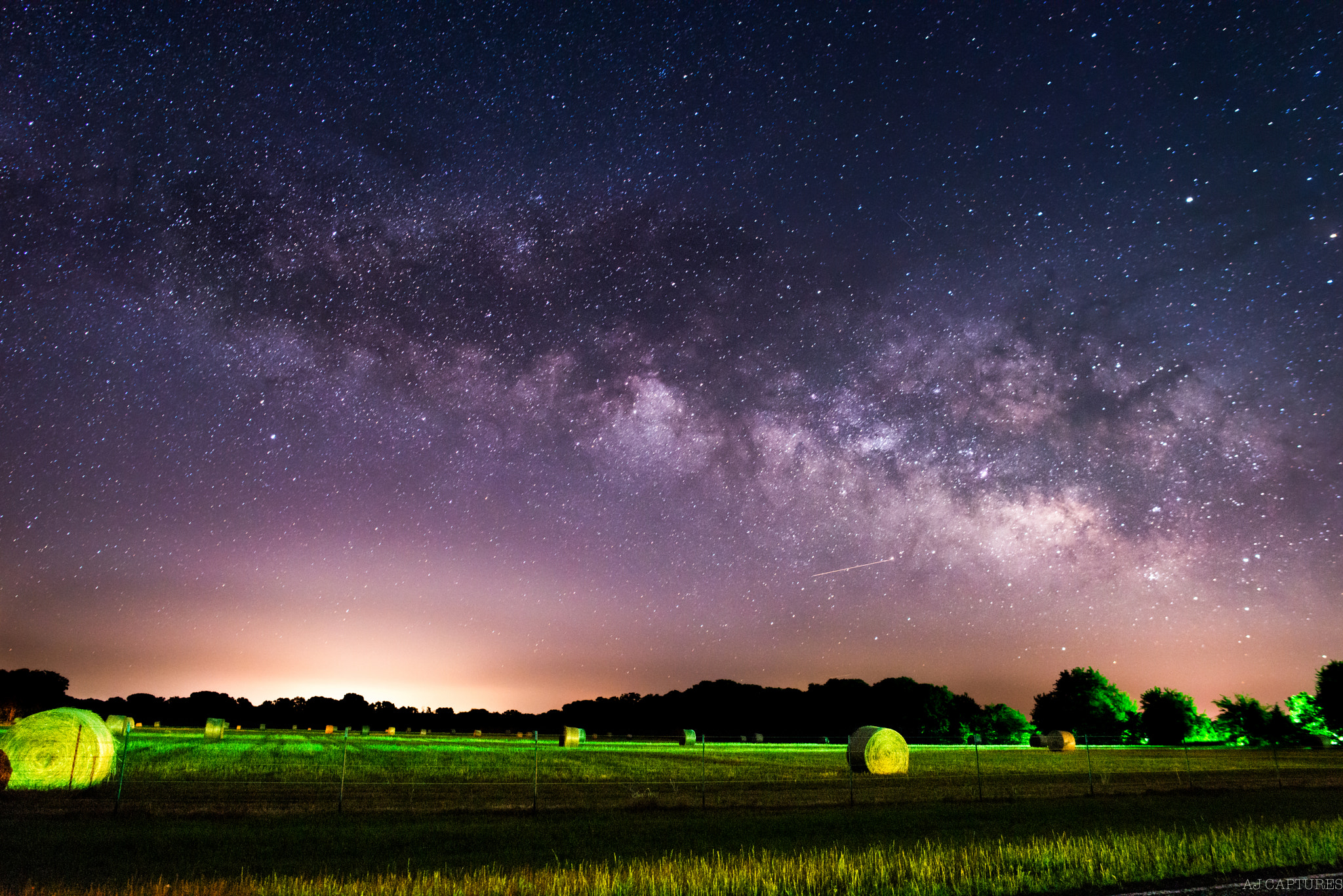 Samyang 12mm F2.8 ED AS NCS Fisheye sample photo. Milky way over caddo national grass lands photography