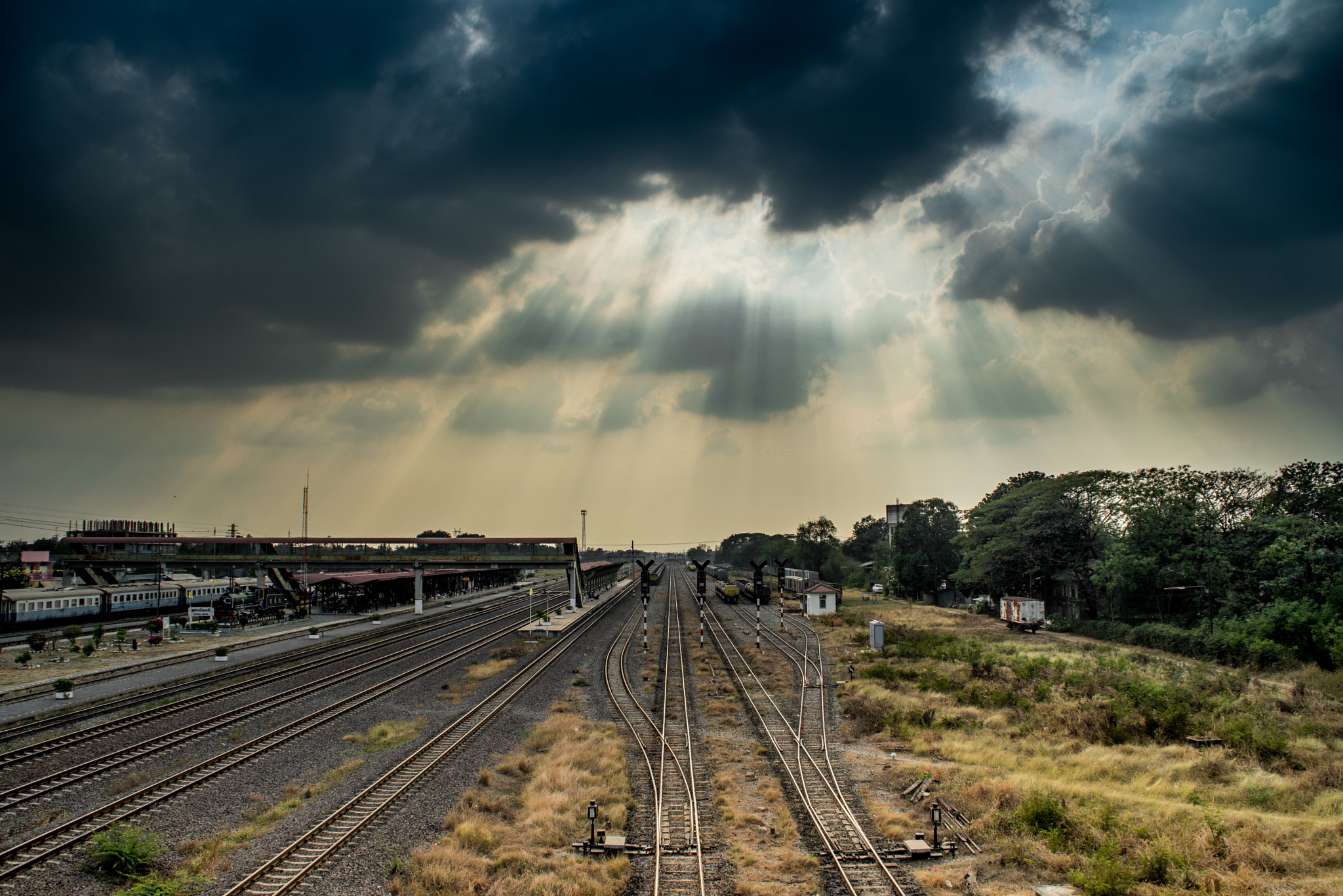 Nikon D600 sample photo. Railway photography