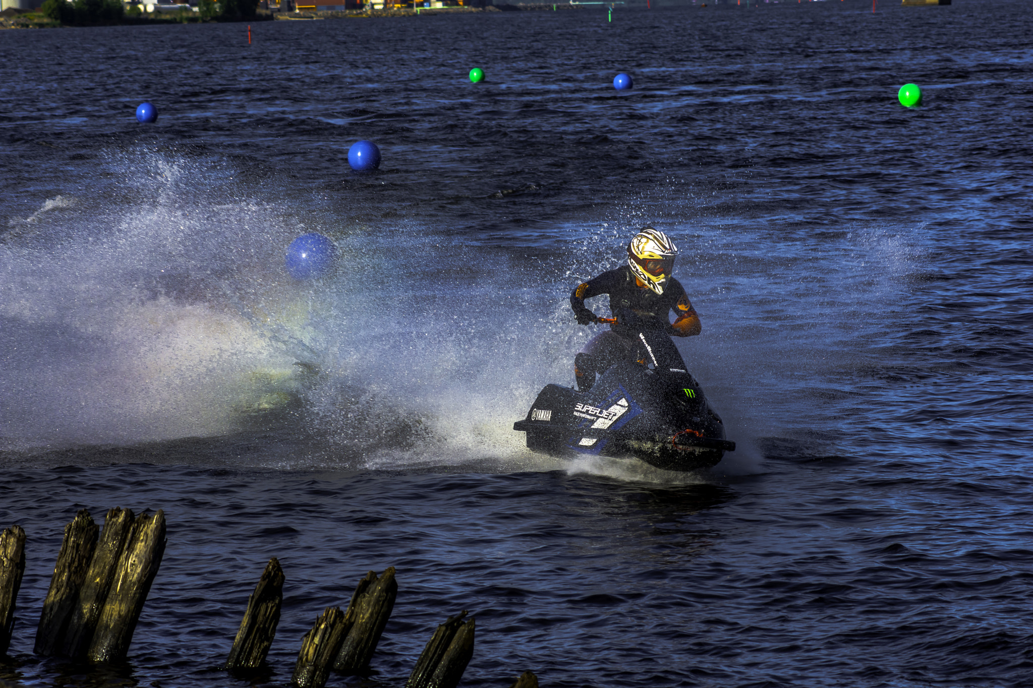 Nikon D7200 + AF Zoom-Nikkor 75-300mm f/4.5-5.6 sample photo. Gavle jetski. photography