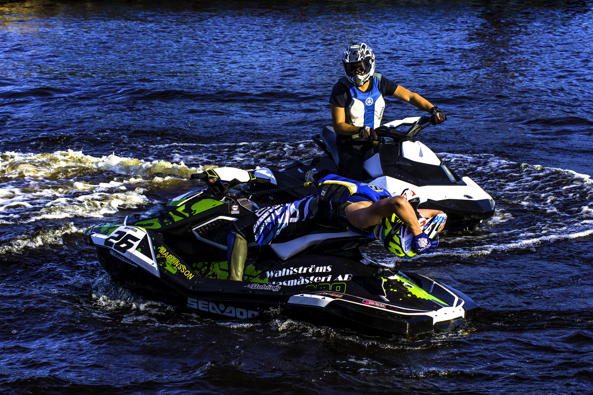 Nikon D7200 + AF Zoom-Nikkor 75-300mm f/4.5-5.6 sample photo. Gavle jetski. photography