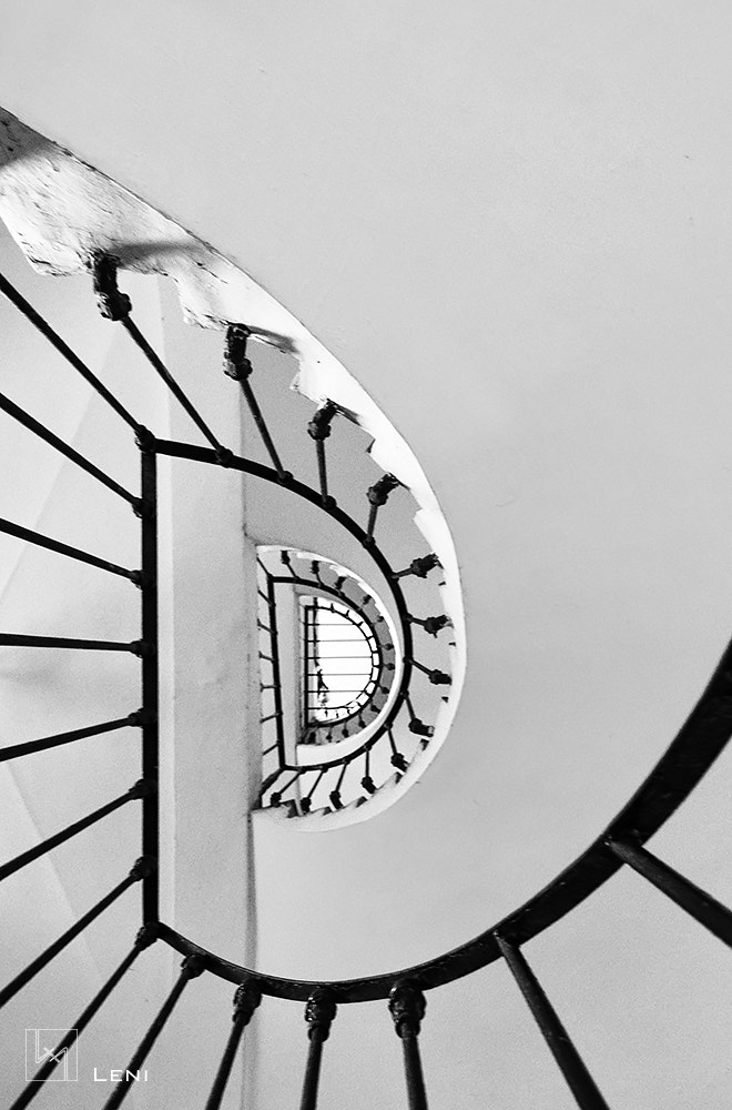 Pentax K-30 sample photo. Fibonachi stairs photography