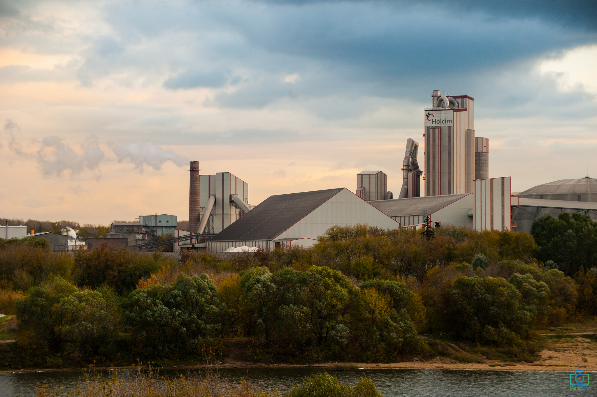 Nikon D3 sample photo. Cement factory lafargeholcim in russia photography