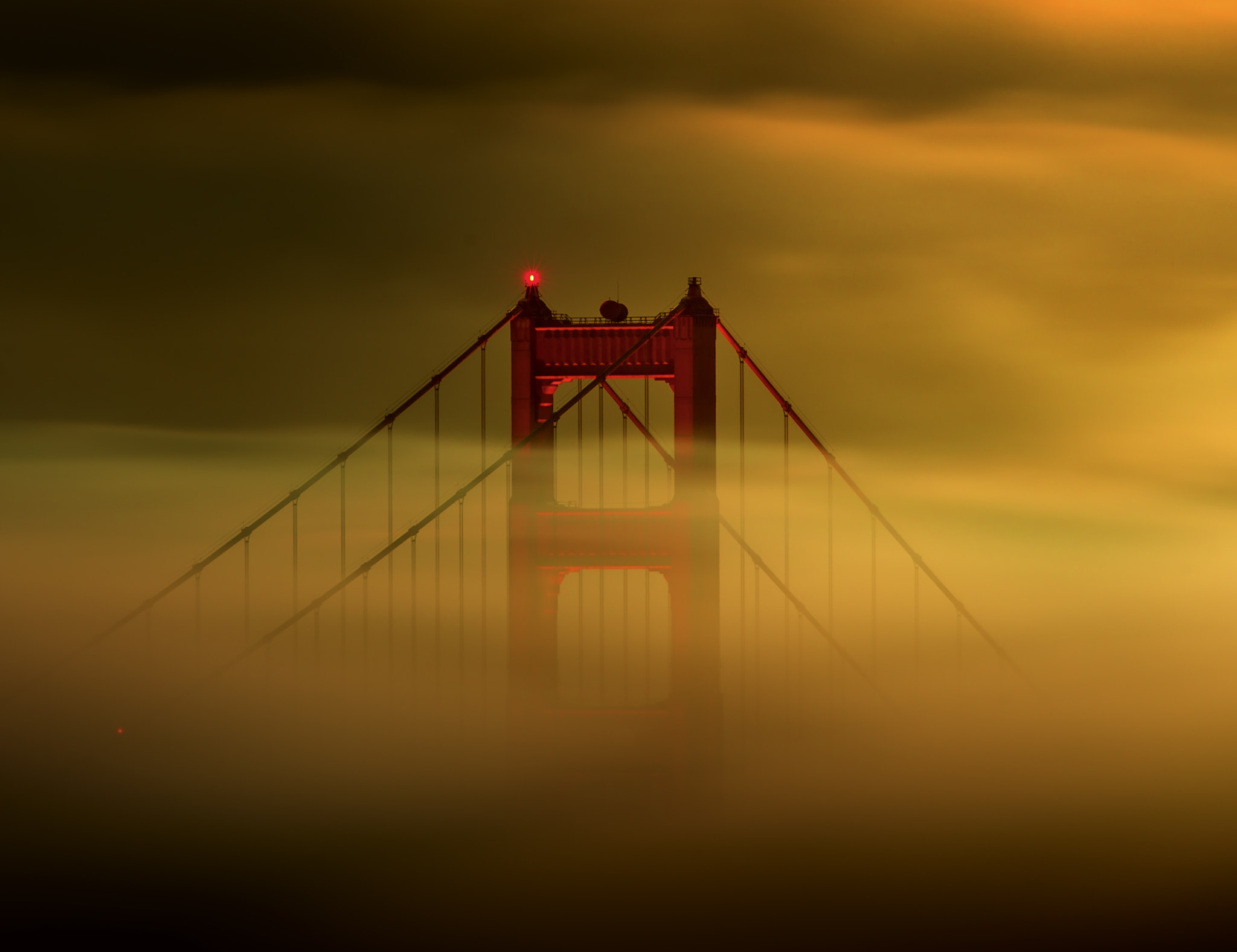 Nikon D800E + AF Nikkor 300mm f/4 IF-ED sample photo. Golden gate photography