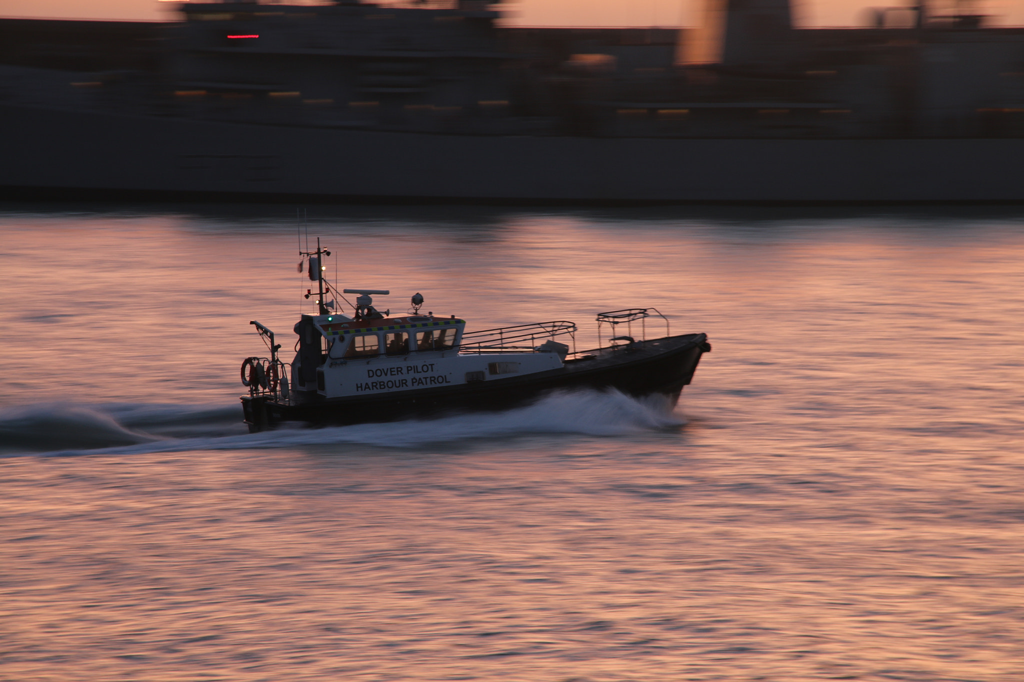 Sigma 18-125mm F3.8-5.6 DC OS HSM sample photo. Dover harbour patrol at sunset photography