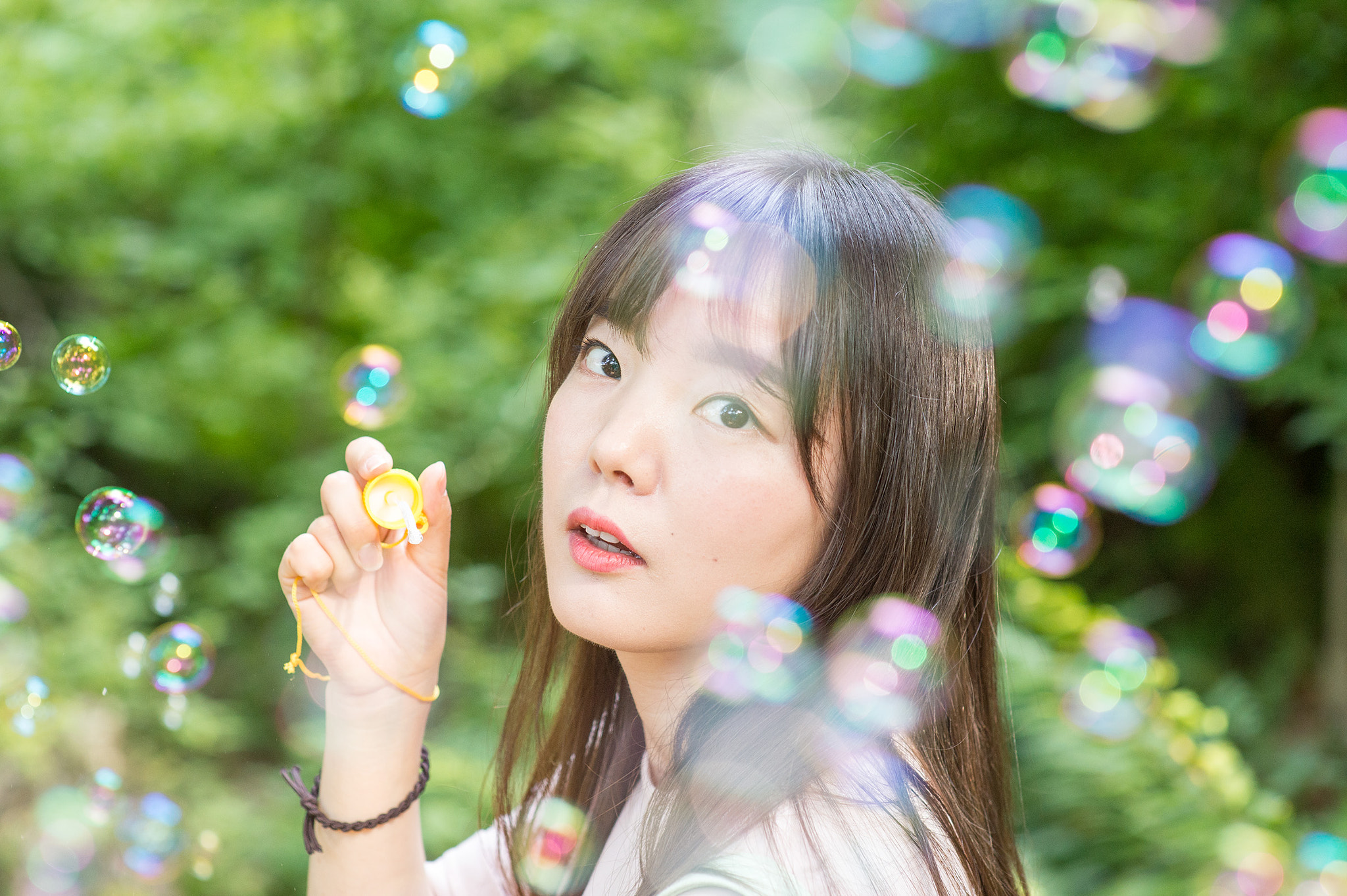 Nikon Df + Sigma 85mm F1.4 EX DG HSM sample photo. Bubble bubble photography