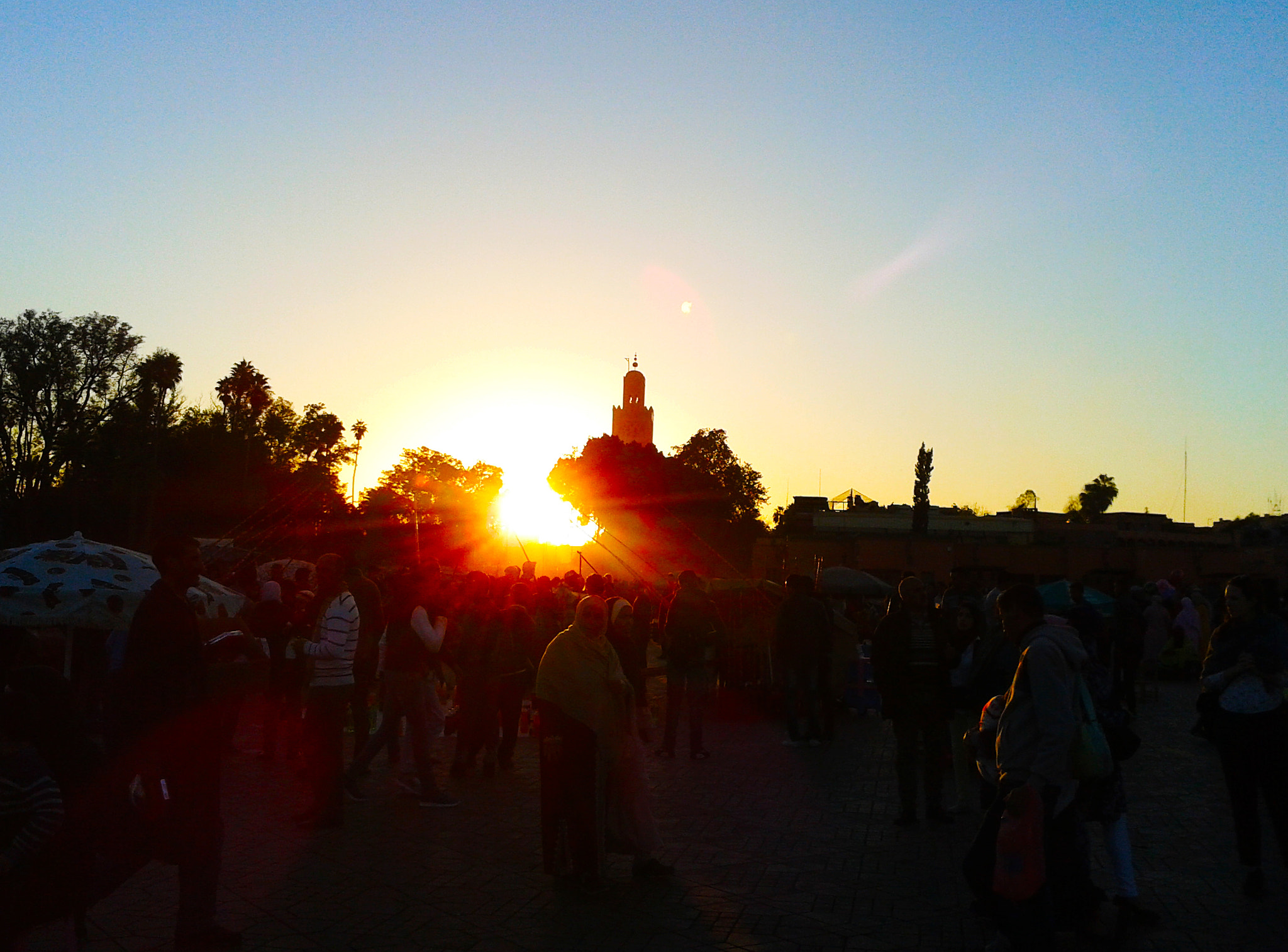 Samsung Galaxy S Advance sample photo. Marrakech, mosque photography