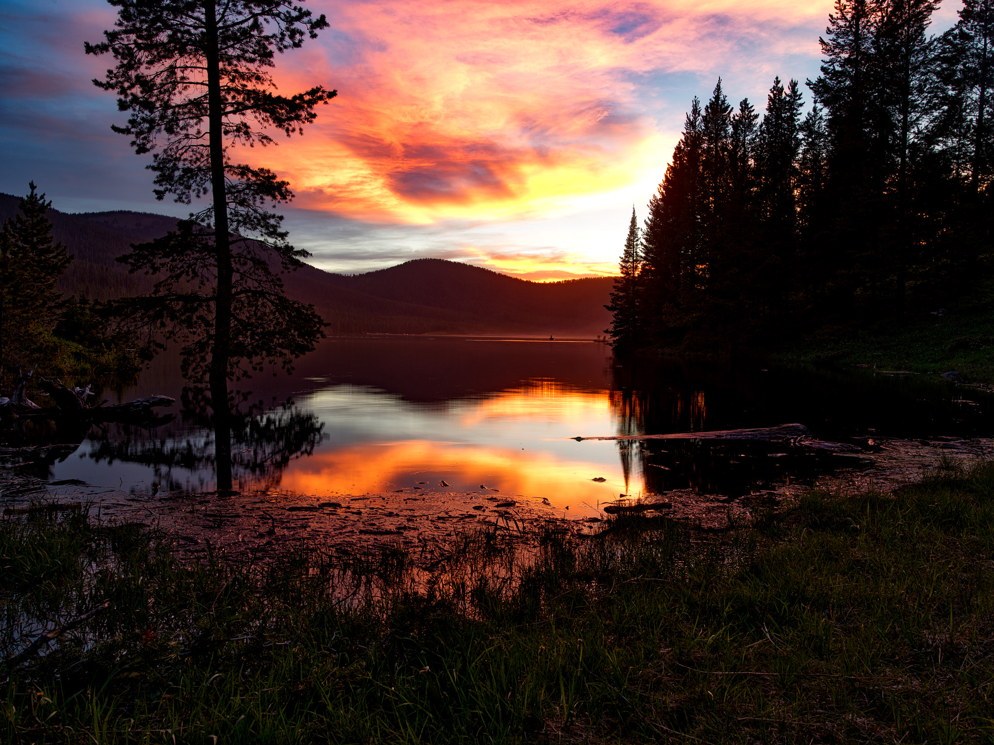 Pentax 645Z sample photo. Hyalite lake, montana photography