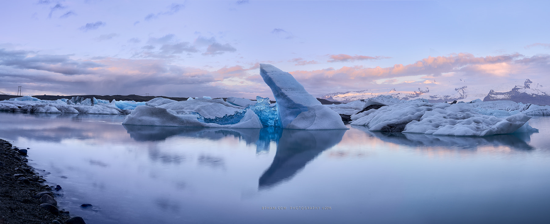 Nikon D800E sample photo. Sunrise at ice lagoon - iceland photography