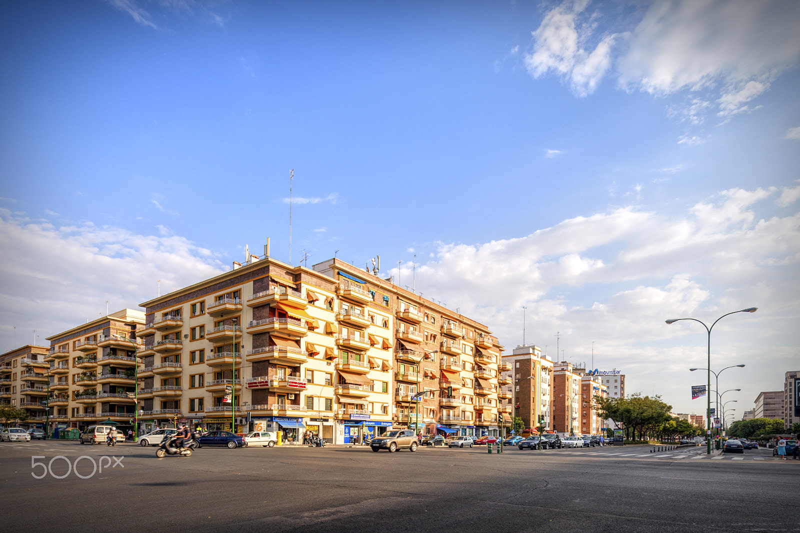 Canon TS-E 17mm F4L Tilt-Shift sample photo. Apartment buildings, nervion district (eduardo dato and san francisco javier streets), seville,... photography