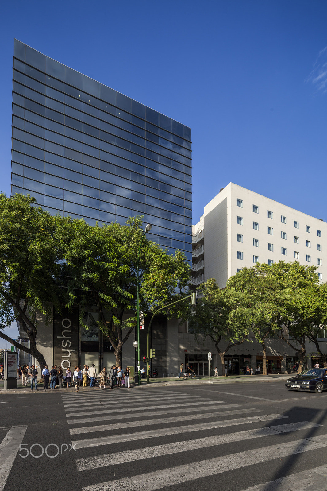 Canon TS-E 17mm F4L Tilt-Shift sample photo. Galia nervion building, nervion district, seville, spain. nervion is a new business and shopping... photography
