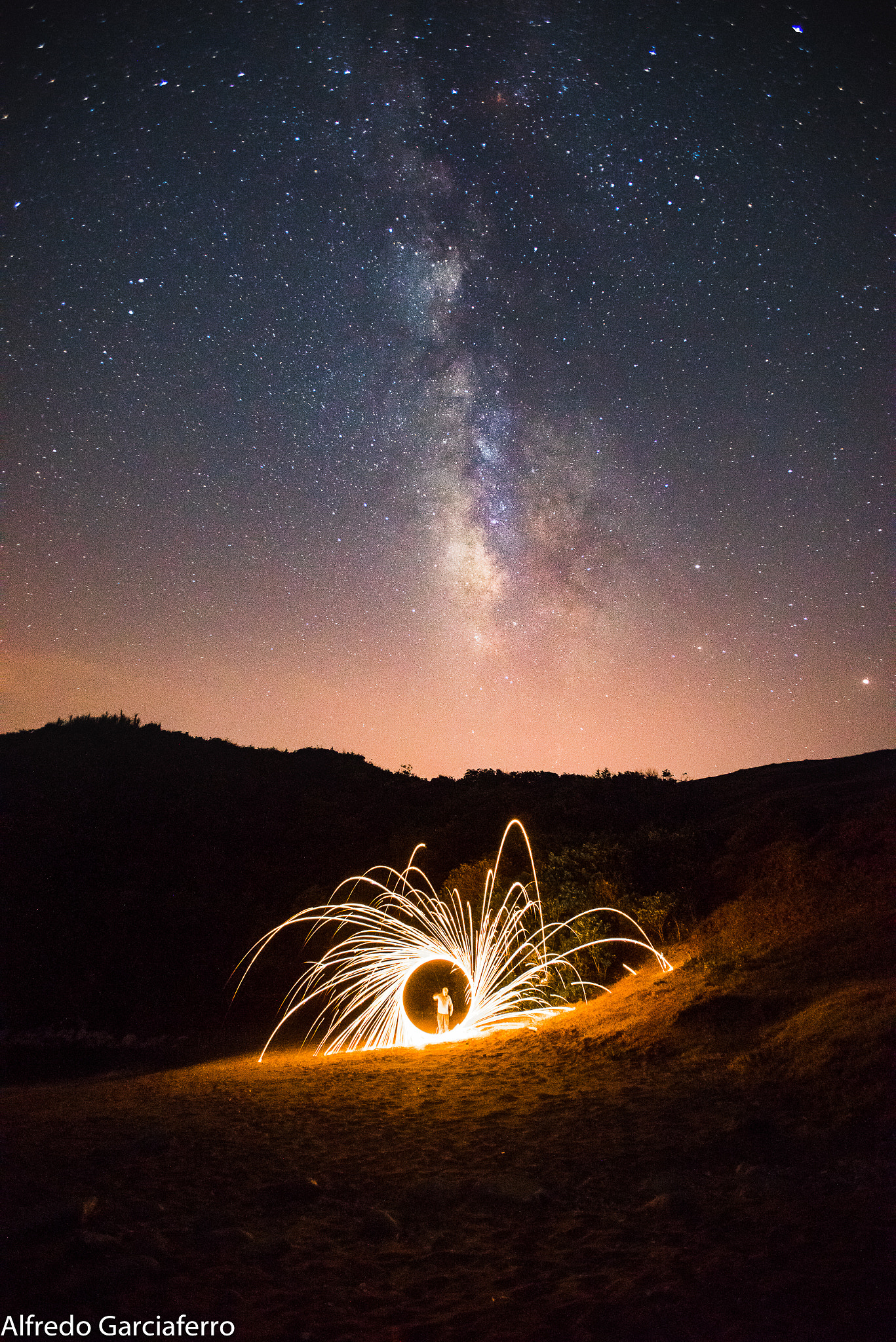 Sony a7R + Canon EF 16-35mm F2.8L USM sample photo. Traveling through milky way photography