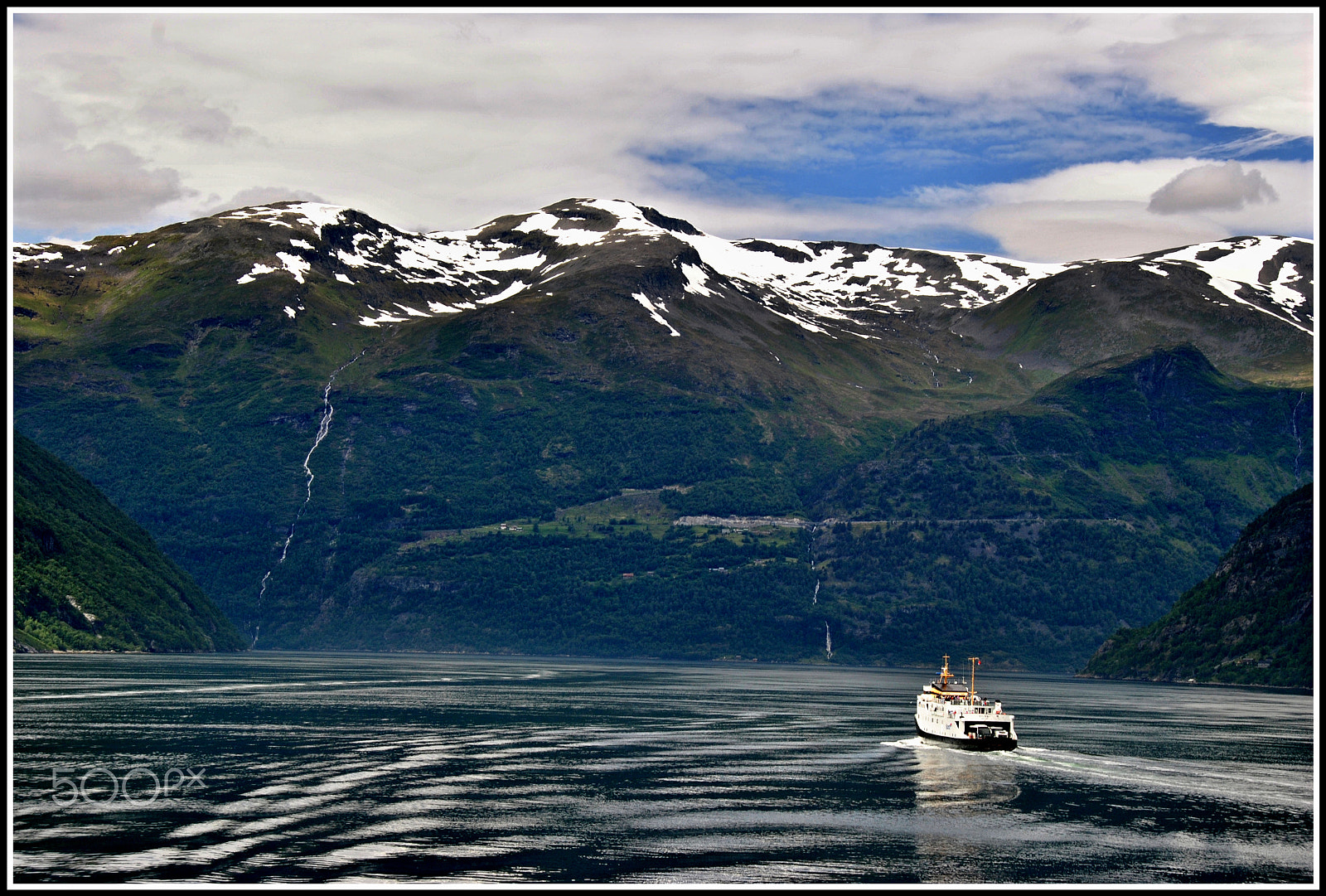 Nikon D3000 sample photo. Norway fjord photography