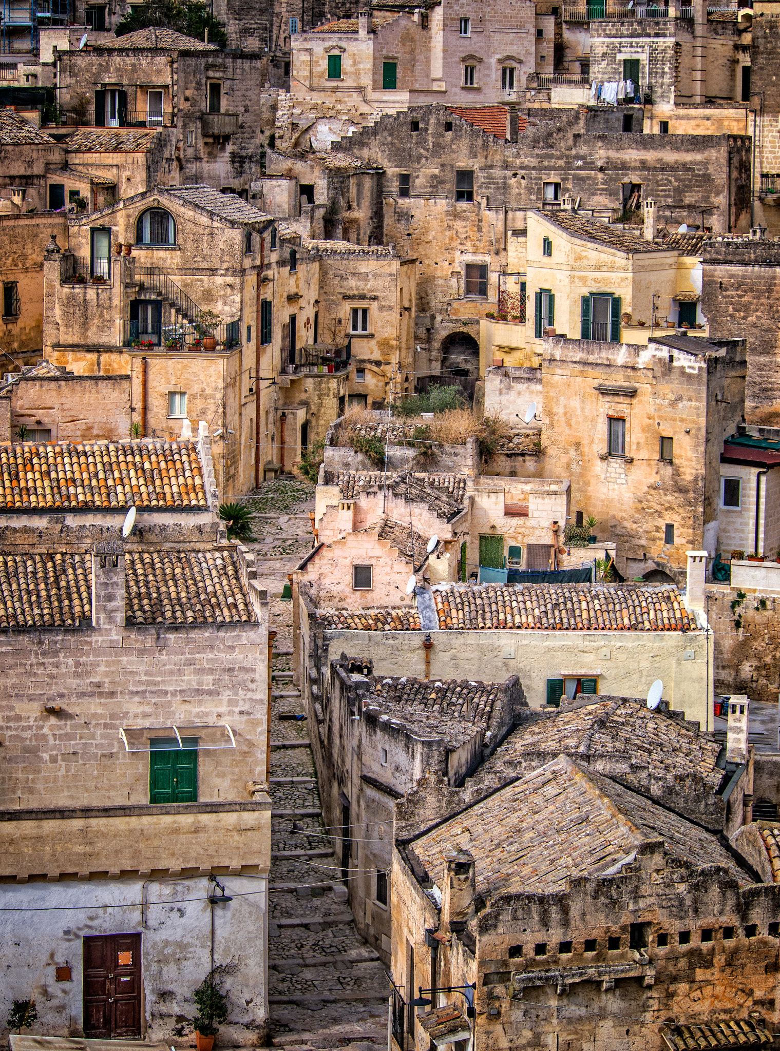 Olympus PEN E-P3 sample photo. Sassi houses photography