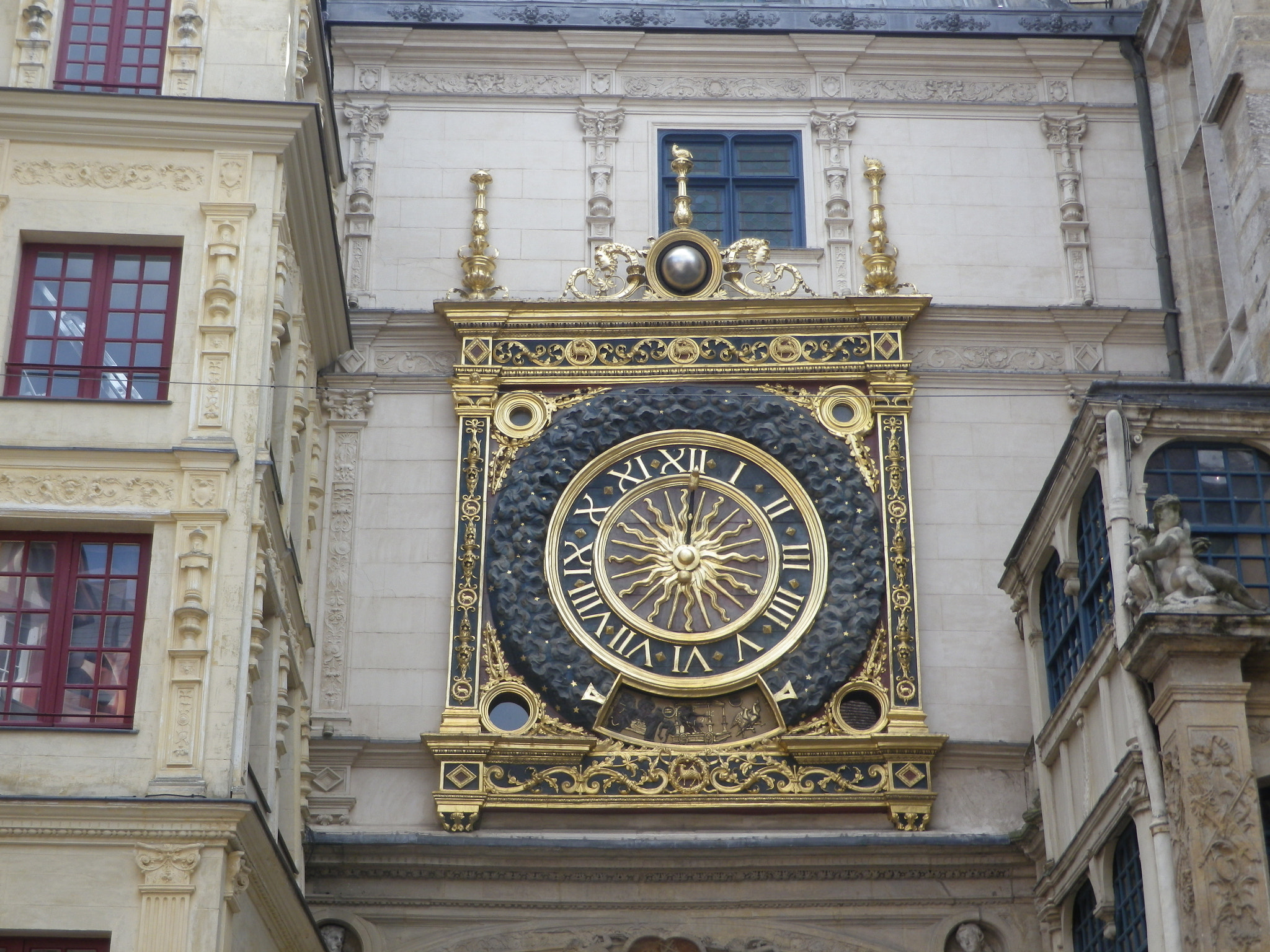 Pentax Optio RZ18 sample photo. Horloge astronomique photography