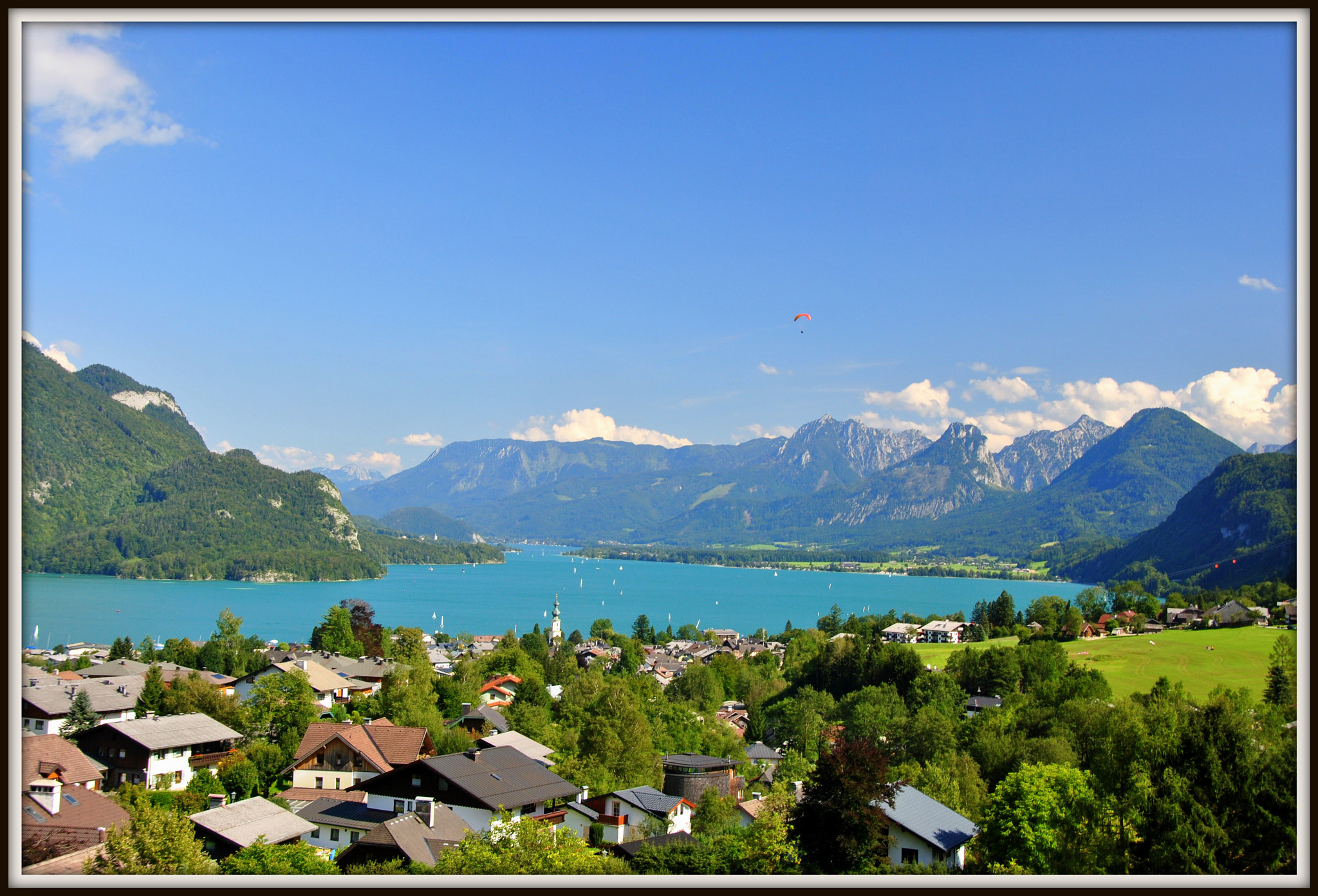Nikon D3000 sample photo. Lake mondsee photography