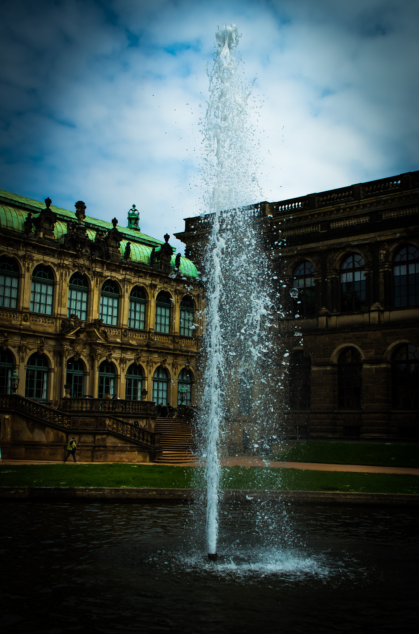 Pentax K-5 sample photo. Fountain in the zwinger of dresden photography