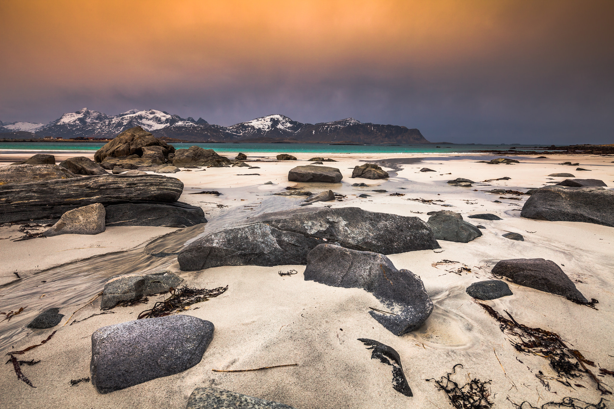 Canon TS-E 17mm F4L Tilt-Shift sample photo. Beach, lofoten, norway photography