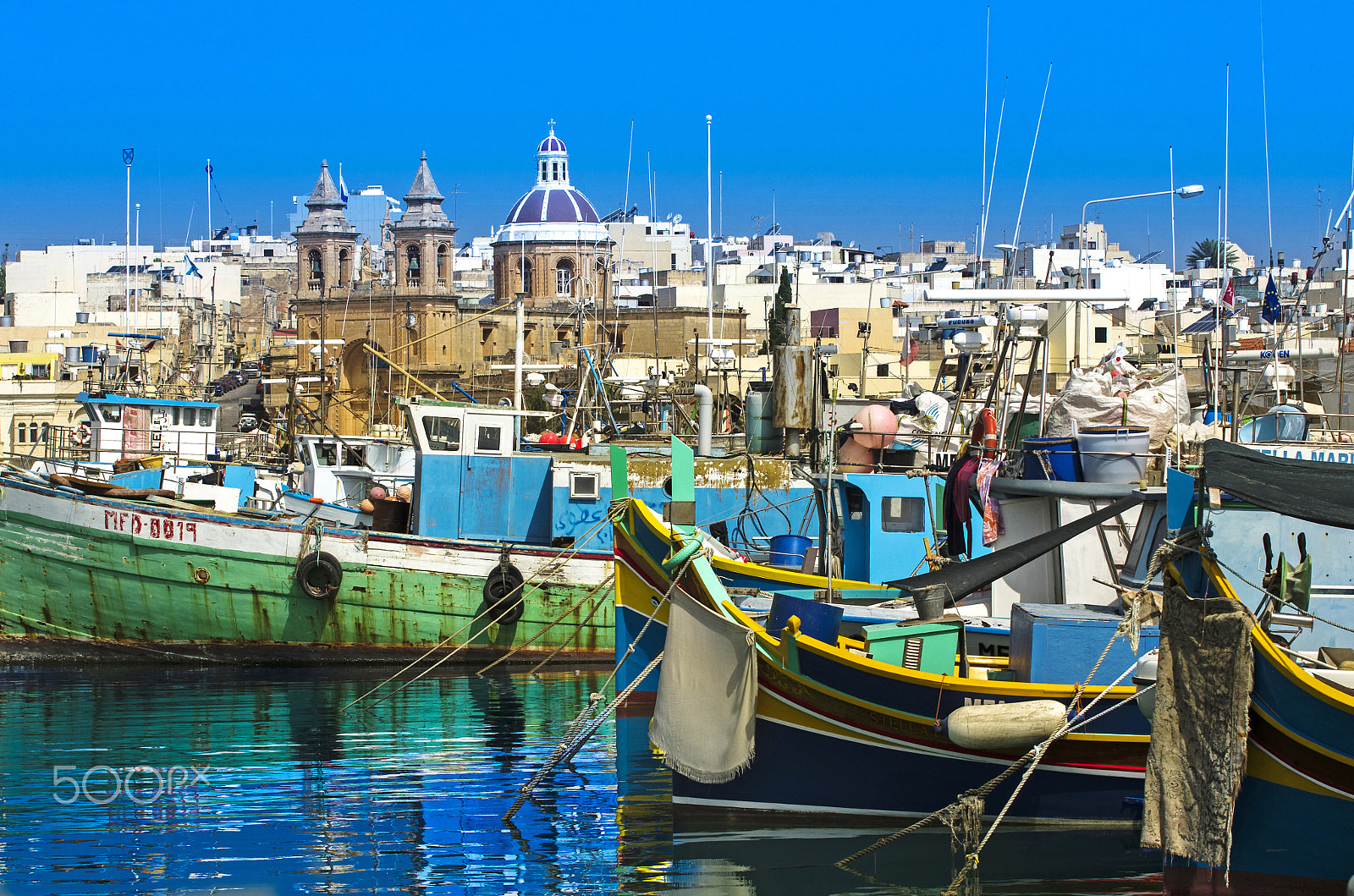 Pentax K-5 II sample photo. Malta - marsaxlokk photography