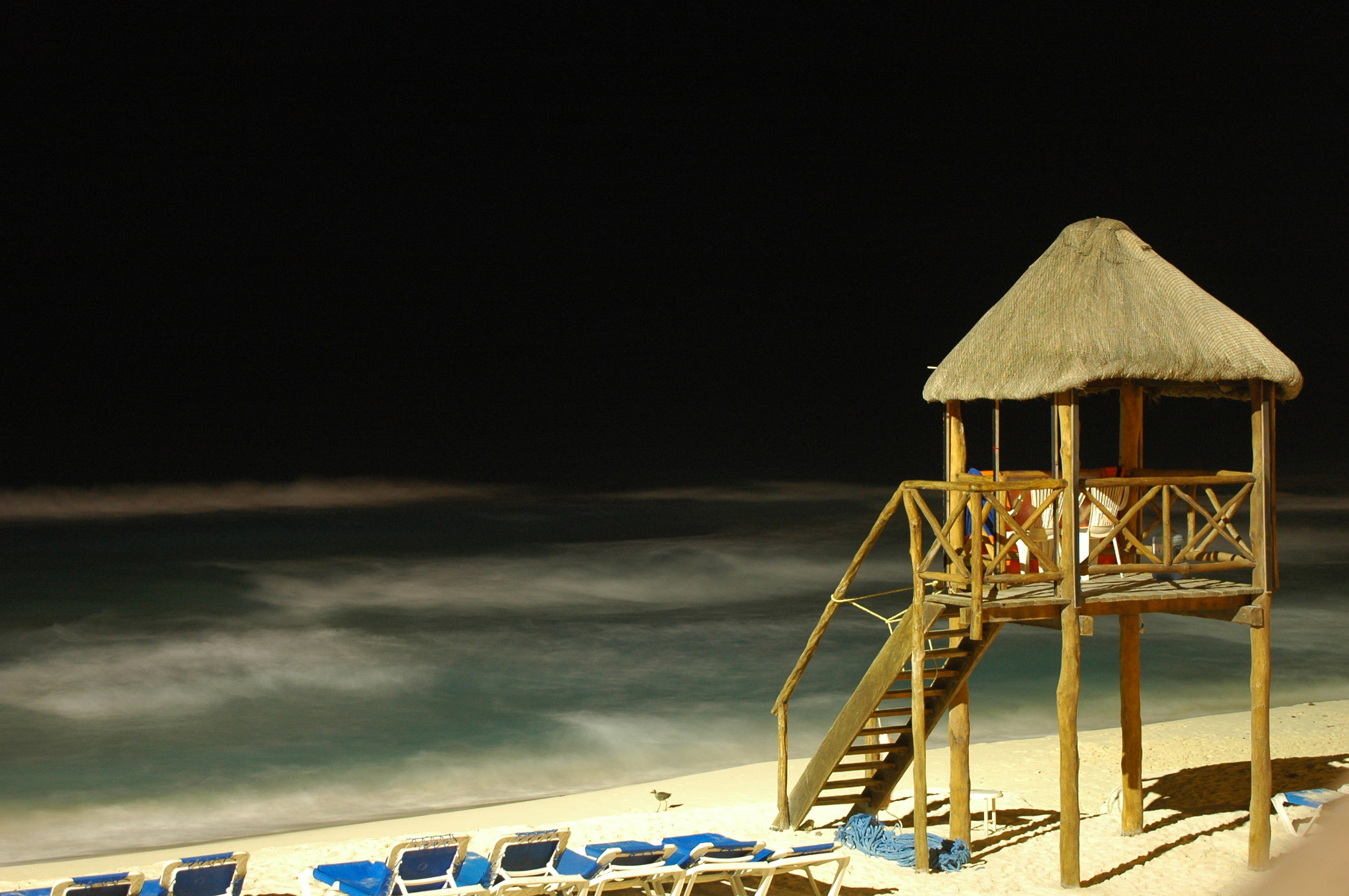 Nikon D70s sample photo. Night swim photography