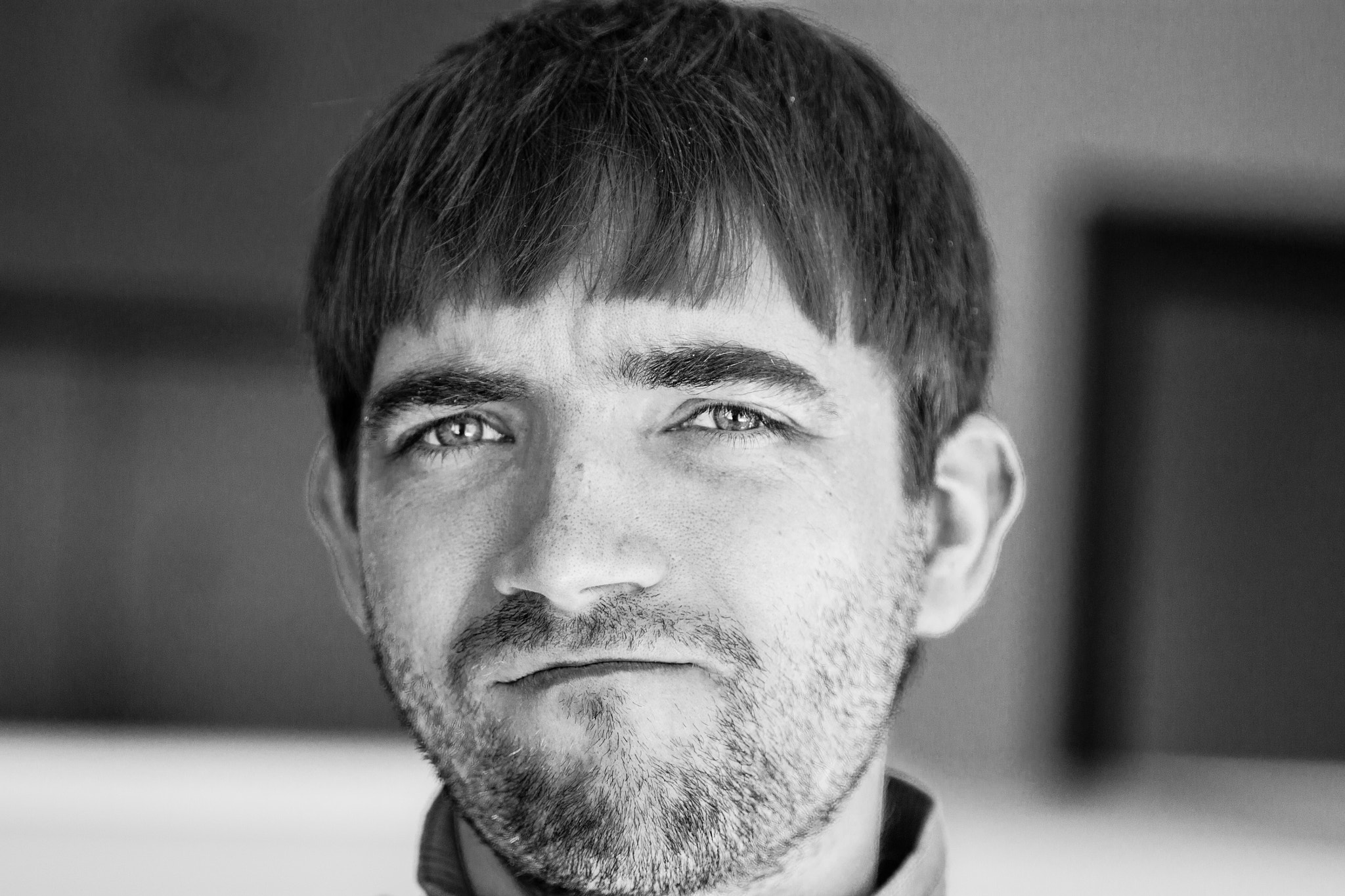 Canon EF 100mm F2.8 Macro USM sample photo. Young bearded man. photography