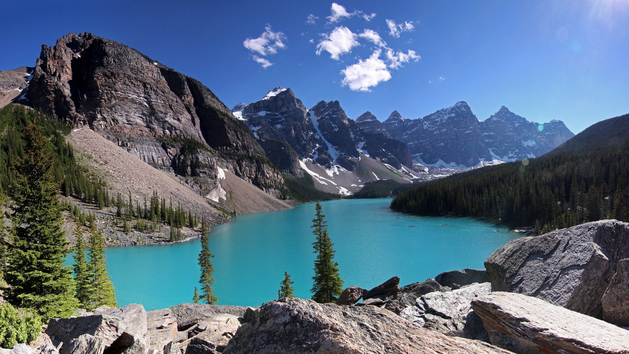 Tokina AT-X Pro 12-24mm F4 (IF) DX sample photo. Moraine lake photography