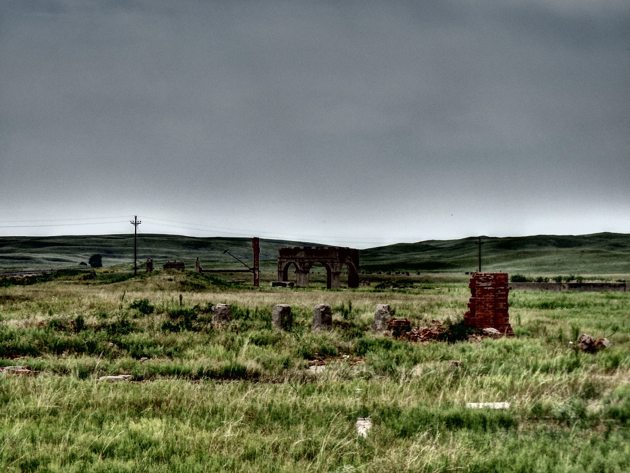 Olympus TG-830 sample photo. Ghost town photography