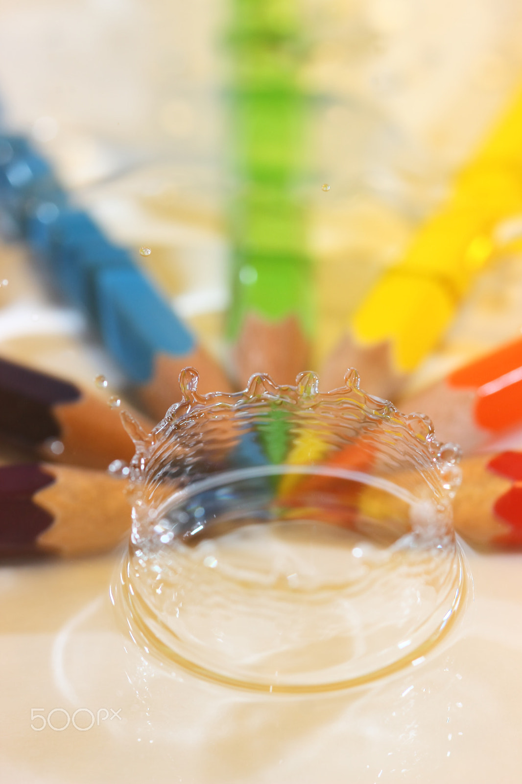 Canon EOS 600D (Rebel EOS T3i / EOS Kiss X5) sample photo. Rainbow pencil photography