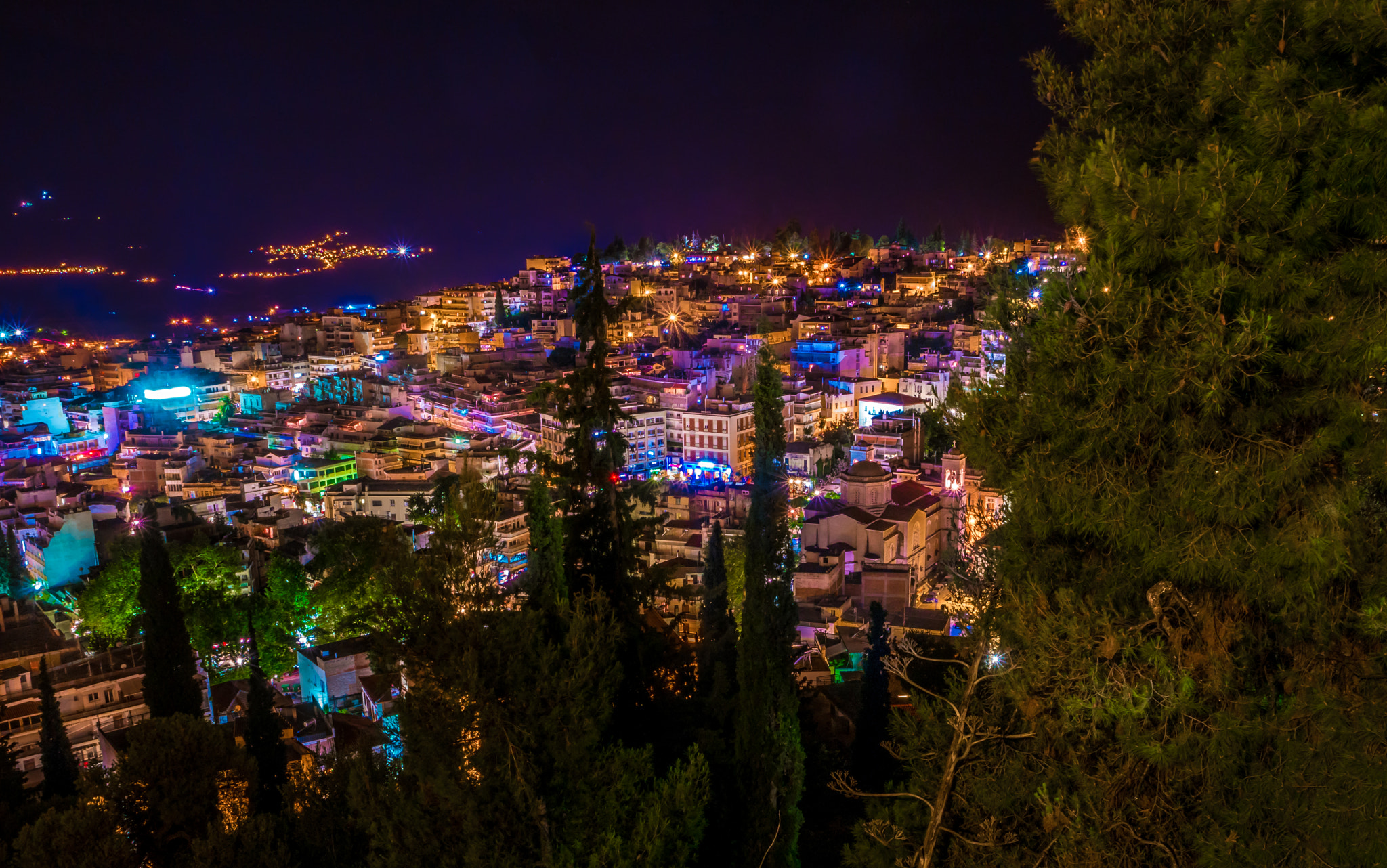 Samsung NX1 sample photo. Midnight in lamia photography