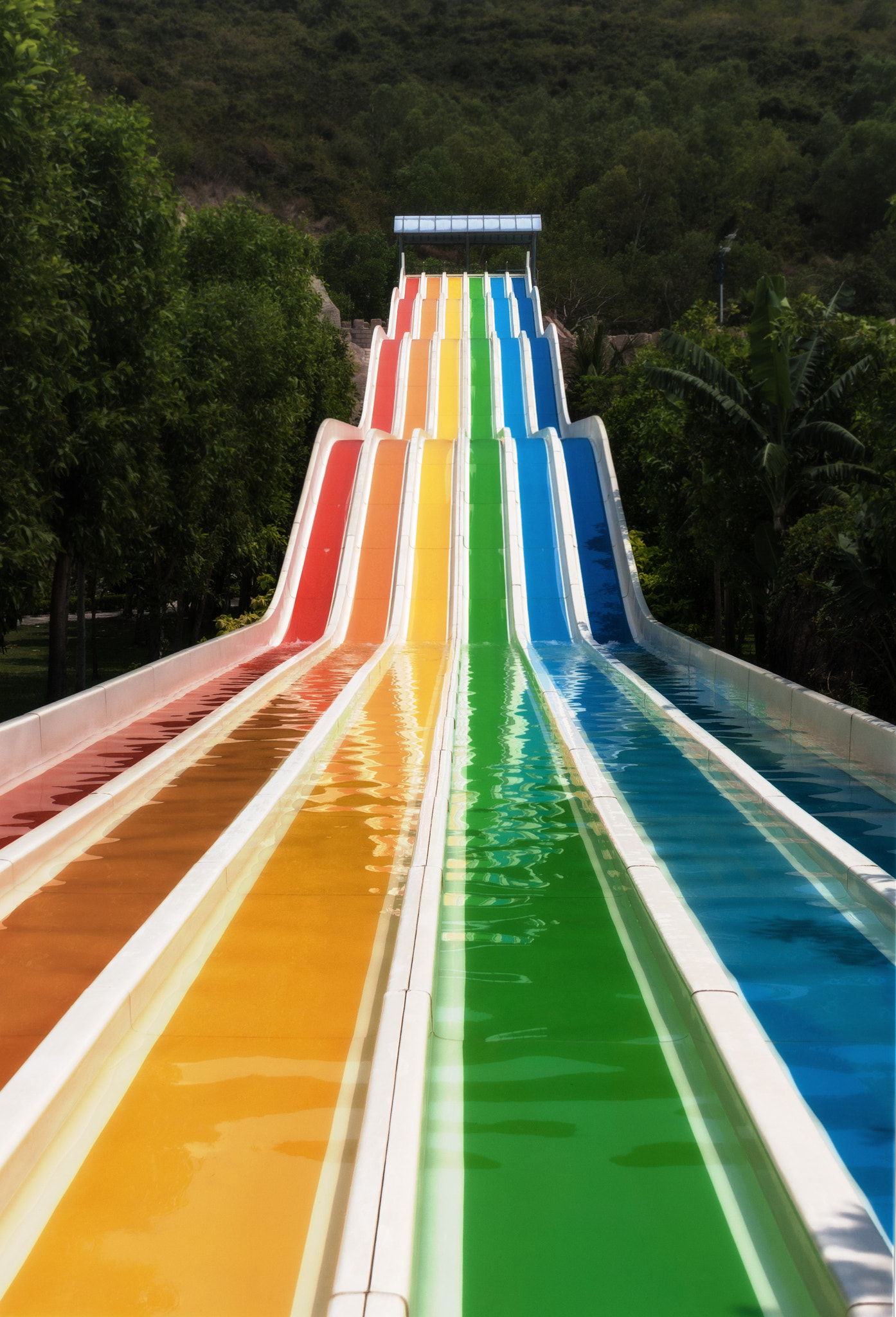 Canon EOS 40D sample photo. Waterslide photography