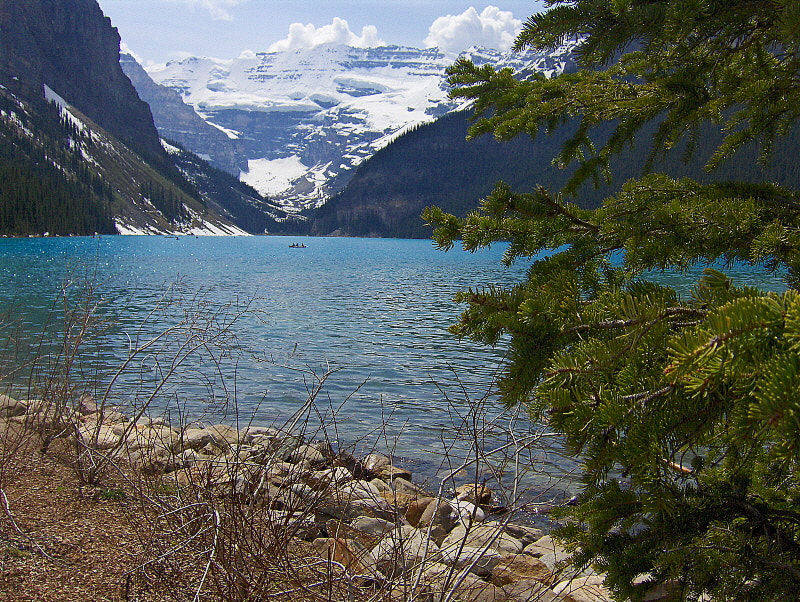 HP PHOTOSMART R927  (V01.00) sample photo. Lake louise photography