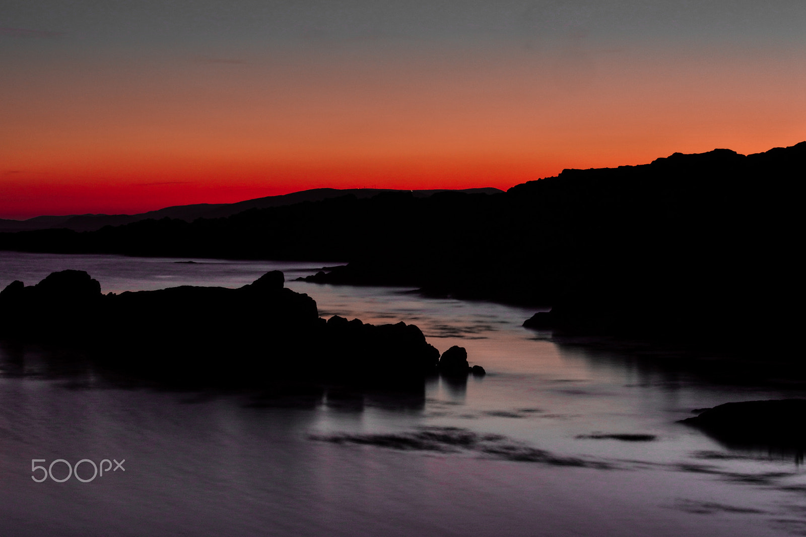 Nikon 1 Nikkor VR 30-110mm F3.8-5.6 sample photo. Sunset over sheeps head photography