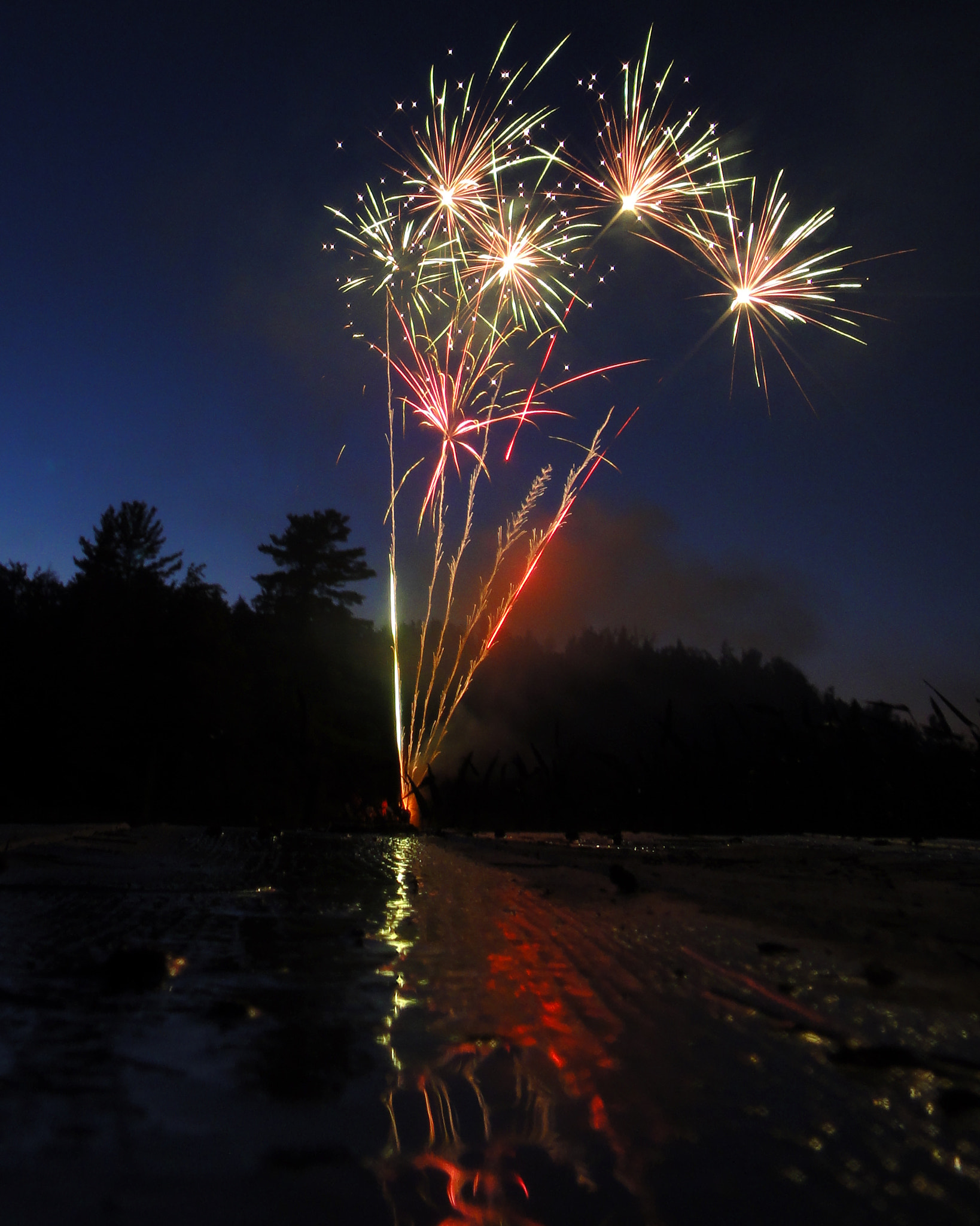 Sony Cyber-shot DSC-TX5 sample photo. Fireworks photography