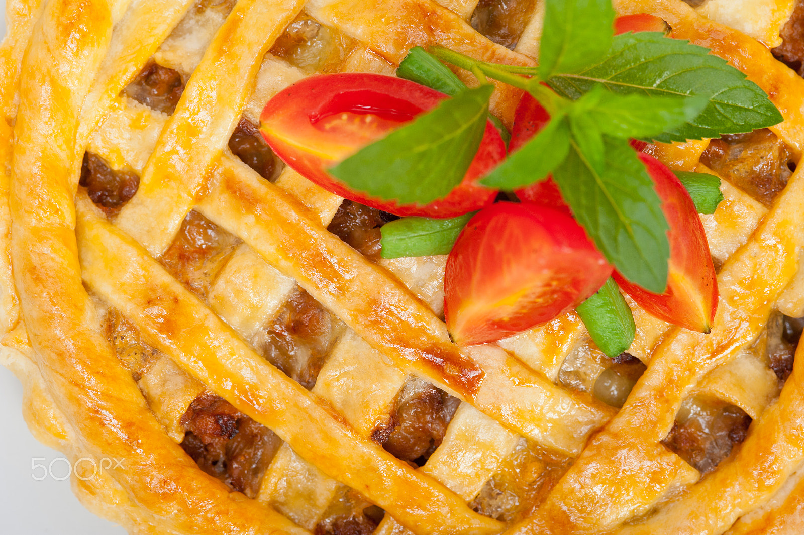 Nikon D700 + AF Micro-Nikkor 105mm f/2.8 sample photo. Home made beef pie photography