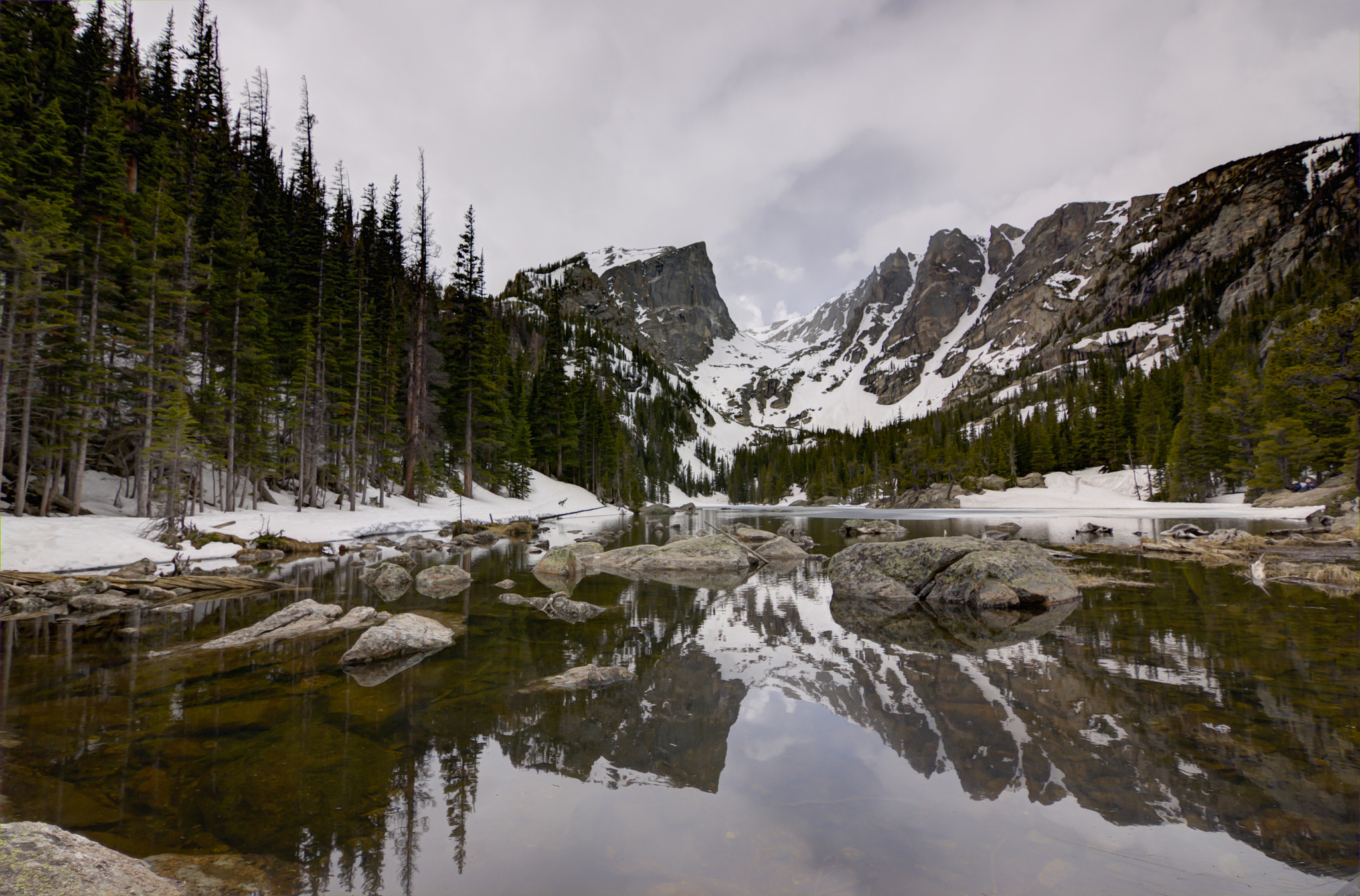 Canon EOS 550D (EOS Rebel T2i / EOS Kiss X4) sample photo. Dream lake, rocky mountain national park photography