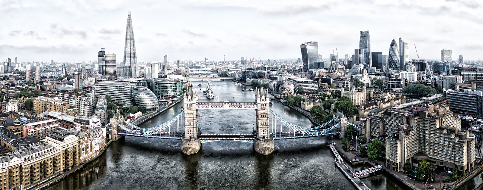 DJI FC550 sample photo. London panorama photography