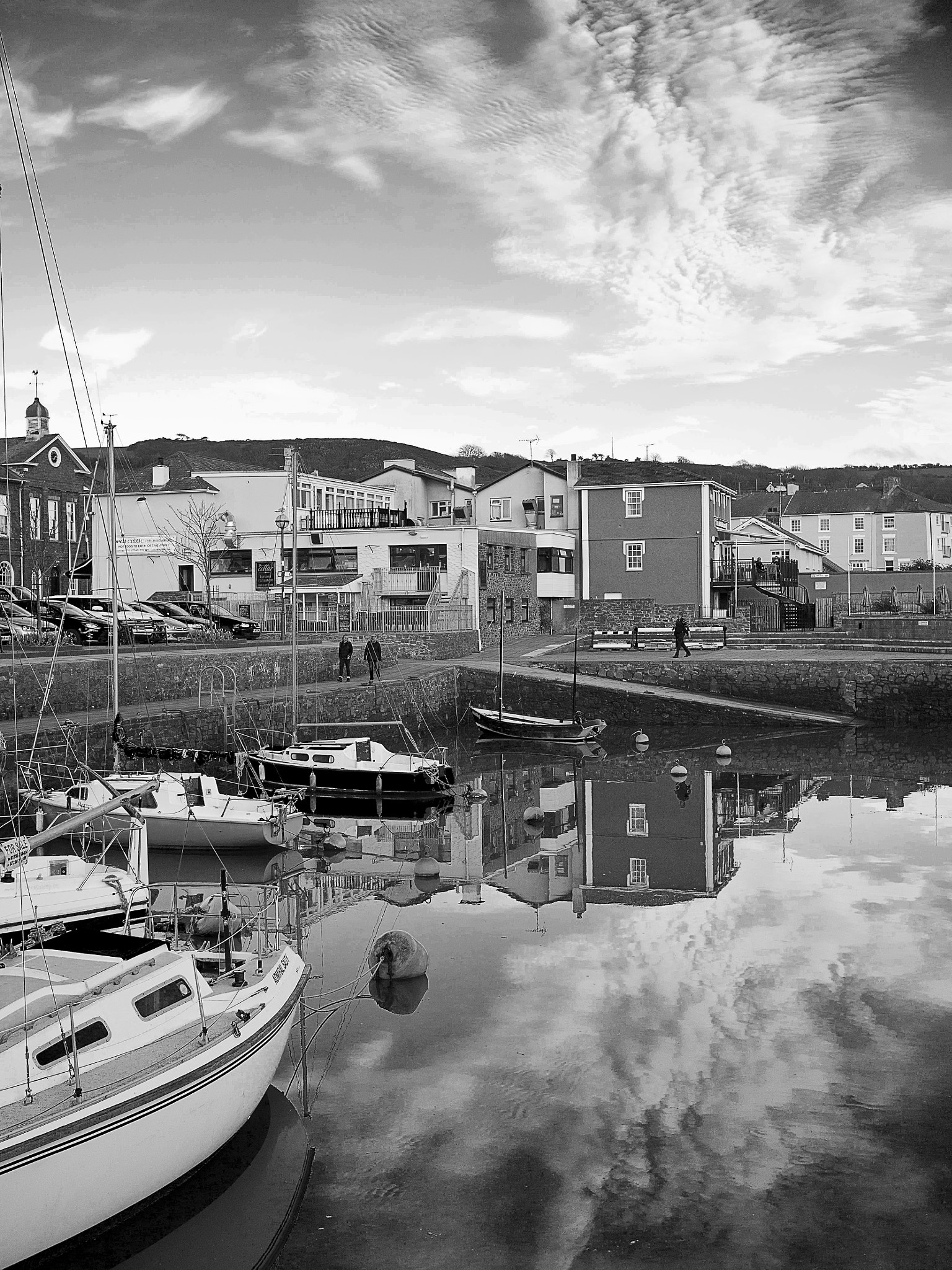 Panasonic Lumix DMC-G3 + Panasonic Lumix G 20mm F1.7 ASPH sample photo. Inner harbour, aberaeron photography