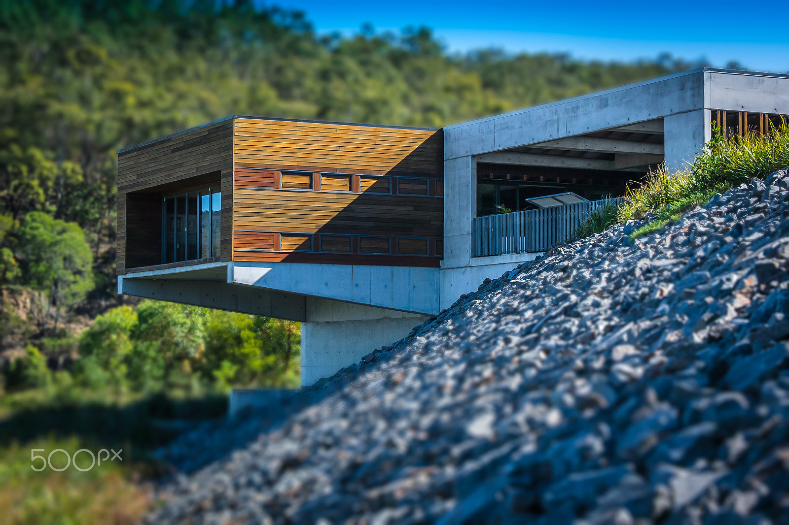 Nikon 1 V3 sample photo. Modern visitor centre photography